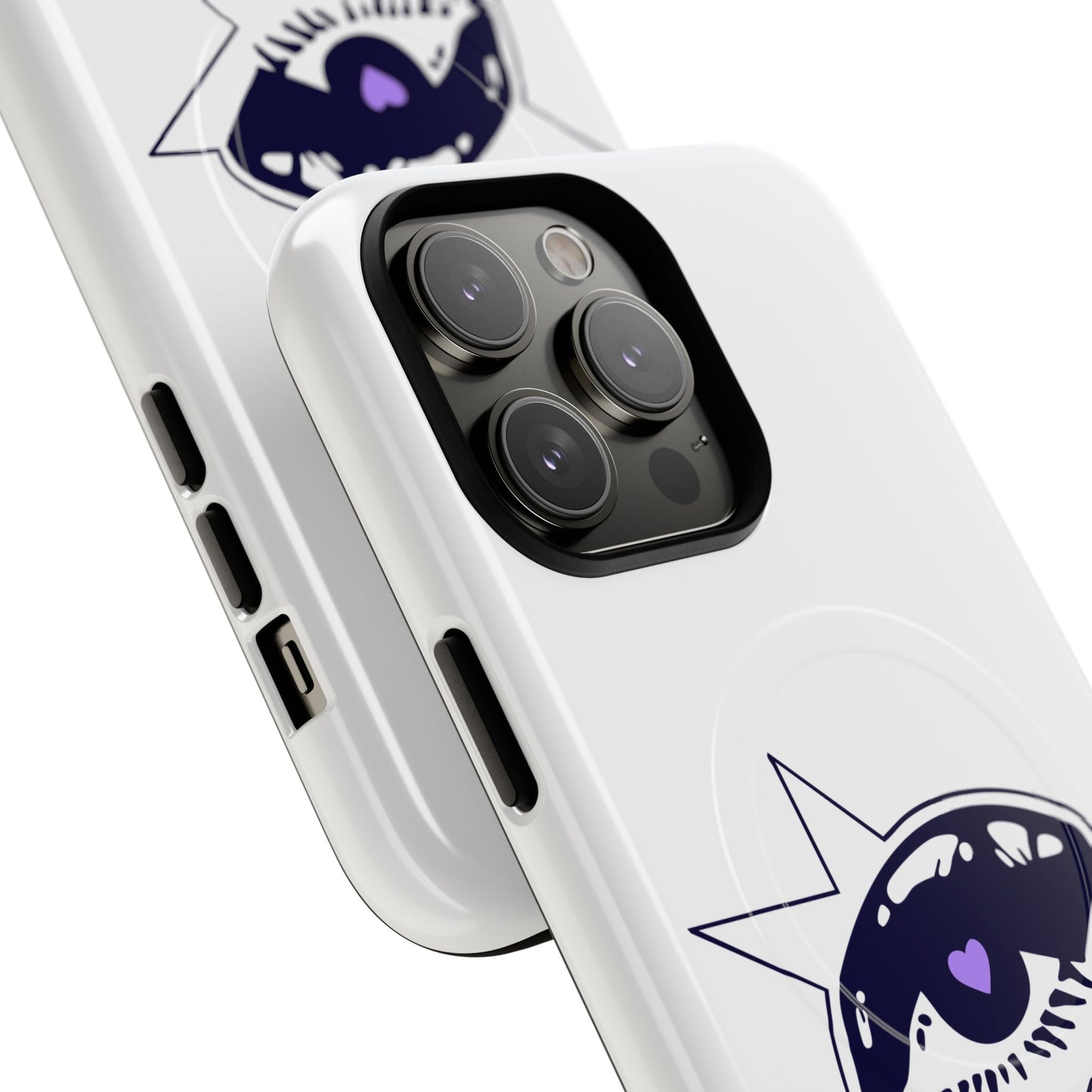 Purple Starry Eye Tough Magnetic phone case