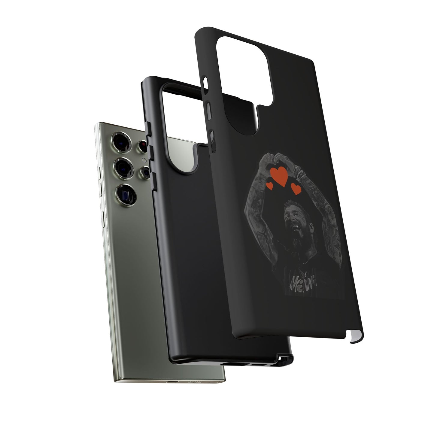 Tough Samsung Case (S20–S25) – Post Malone Heartfelt Wishes