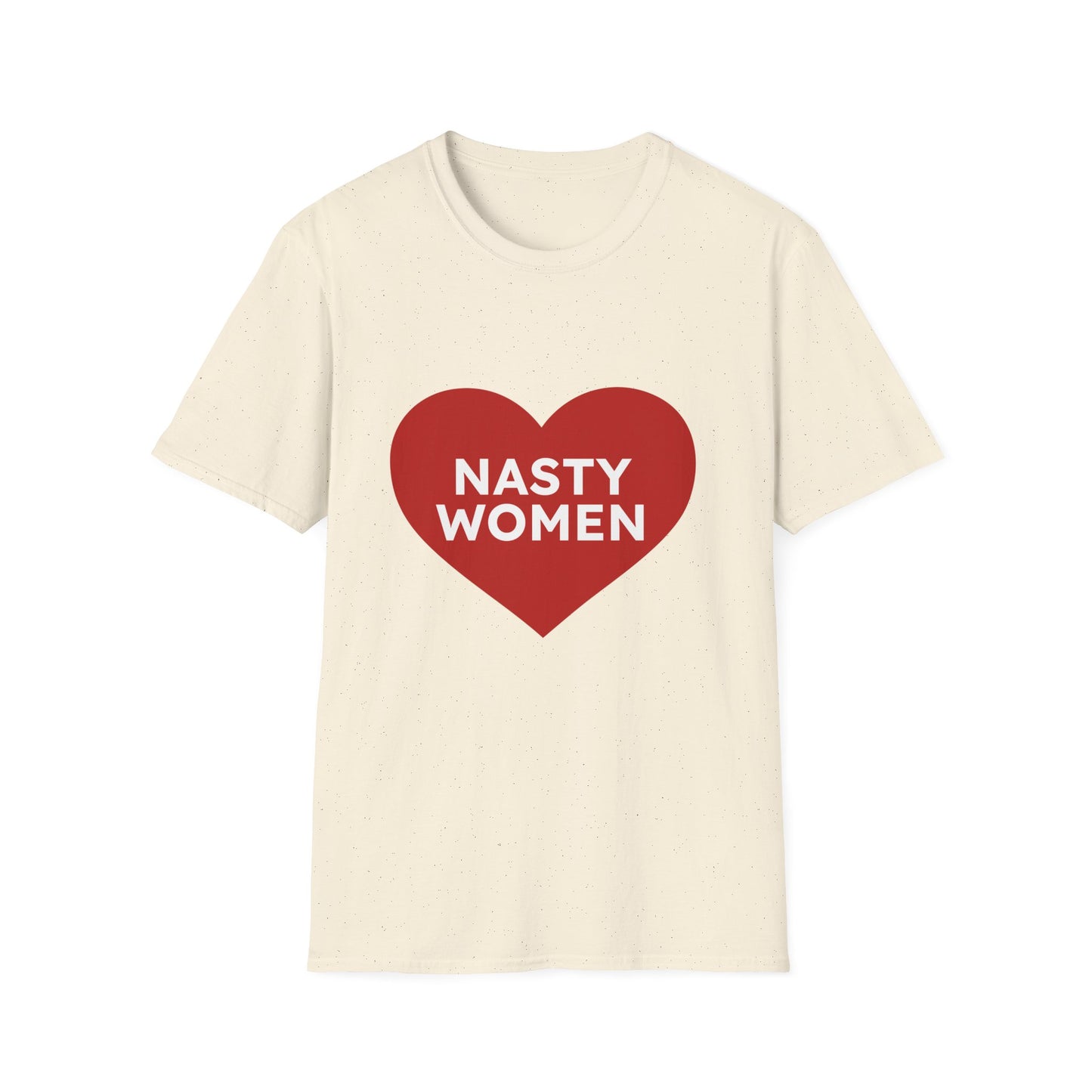 Nasty Women Heart - Unisex Softstyle T-shirt