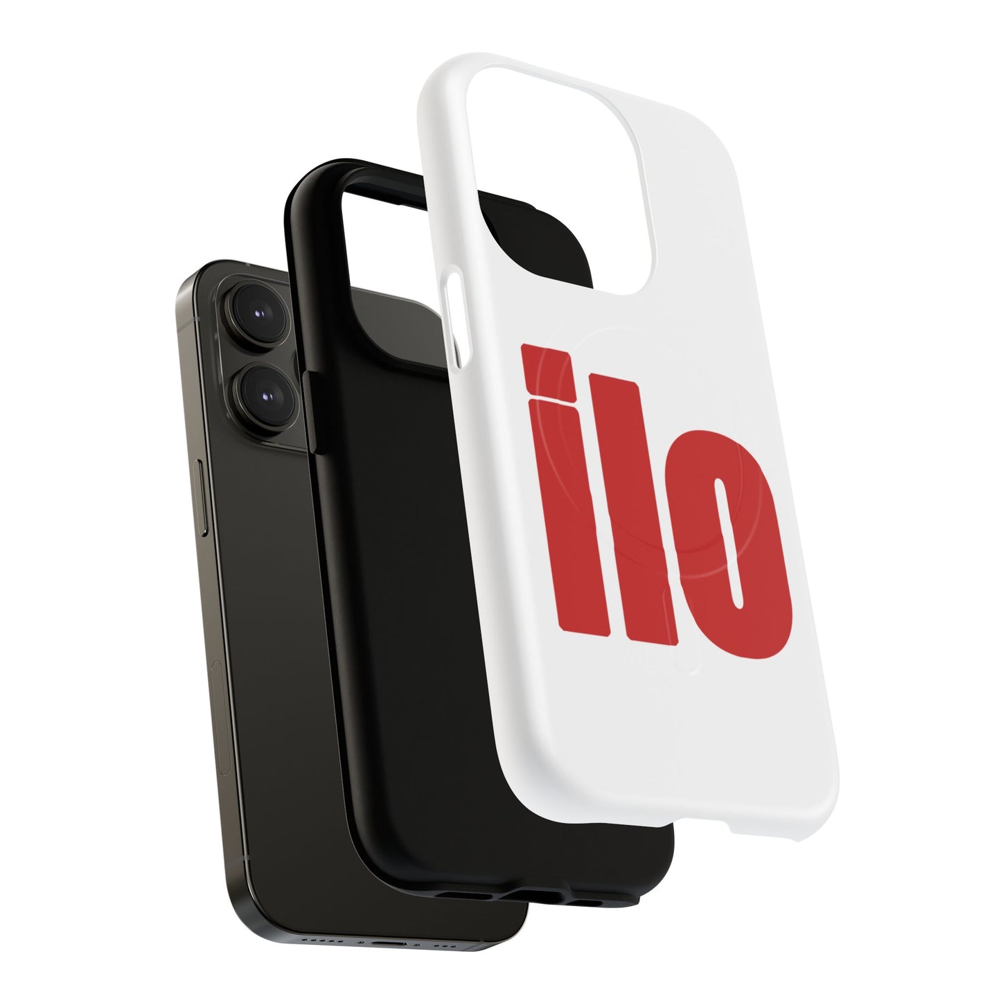 ILO Bold Red Block Tough Magnetic Case