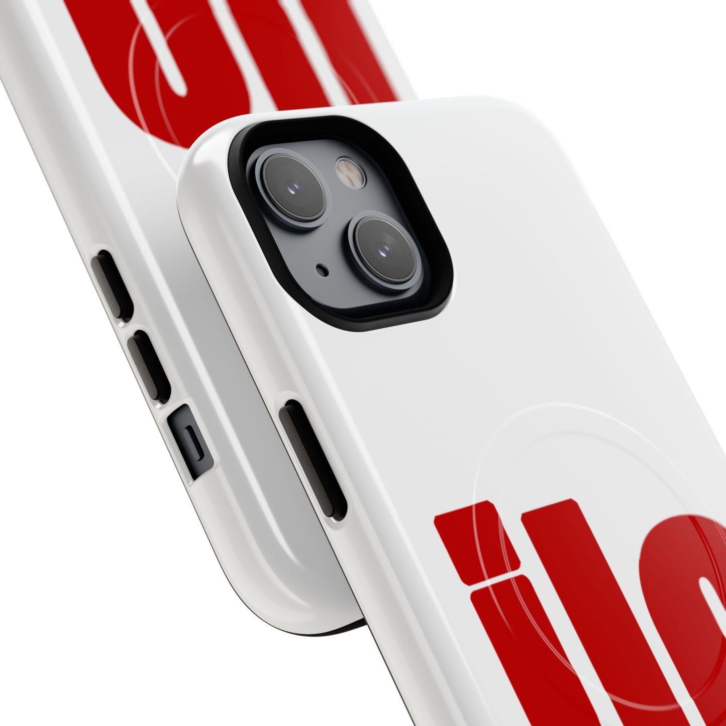 ILO Bold Red Block Tough Magnetic Case