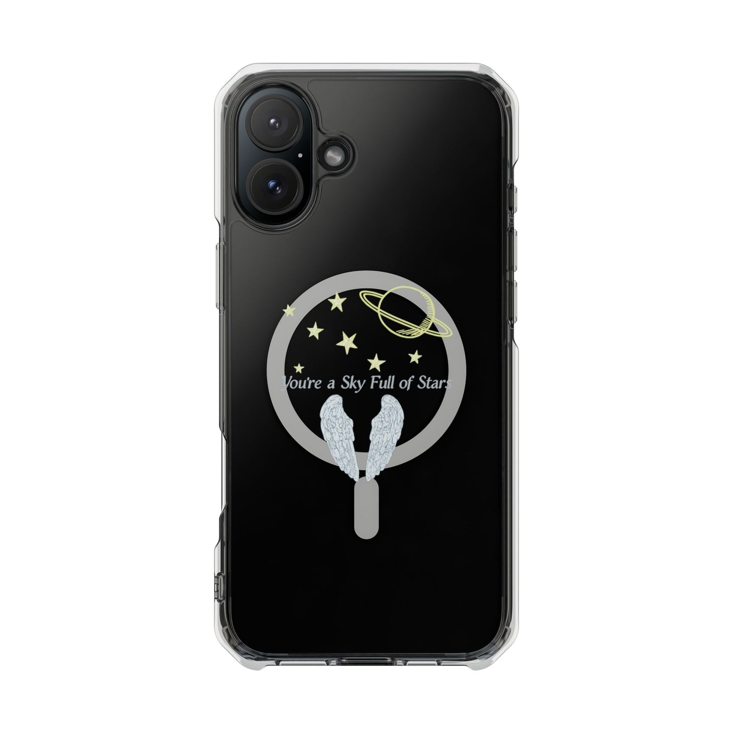 Starry Sky Wings Magnetic Clear Impact case
