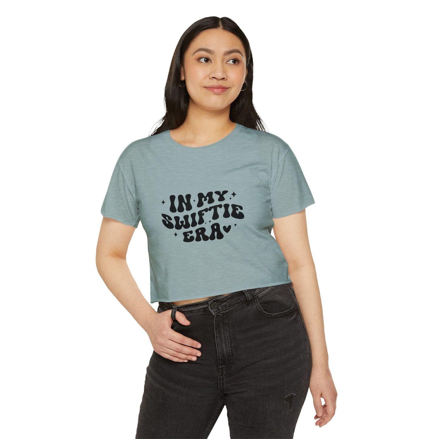 Retro Girl Power Women's Festival Crop Top