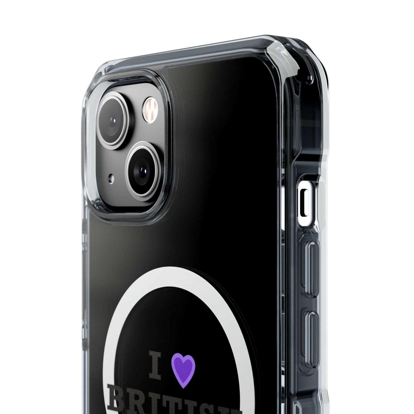 I Love British Accents Magnetic Clear Impact Case