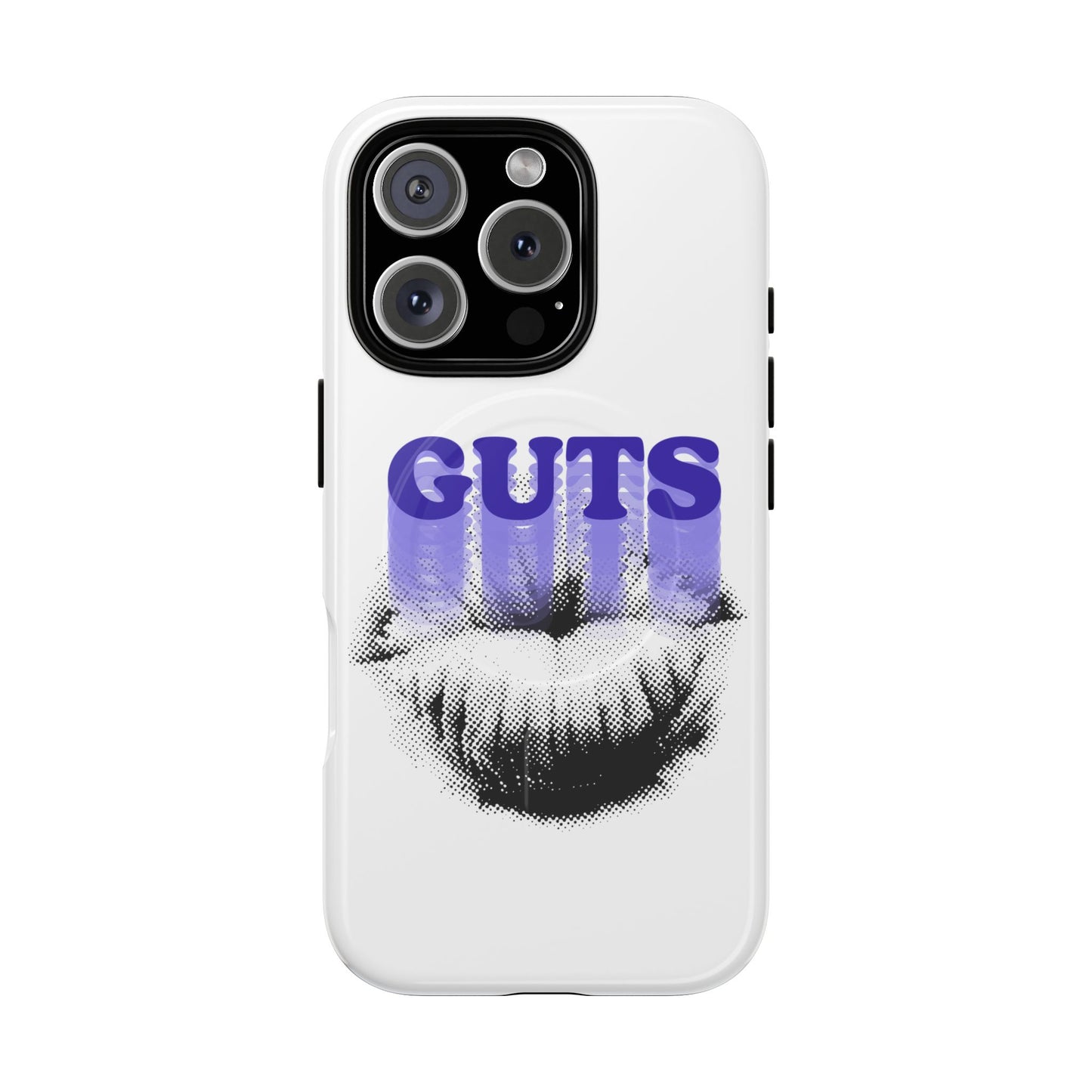 Guts Drip Effect Halftone Tough Magnetic phone case