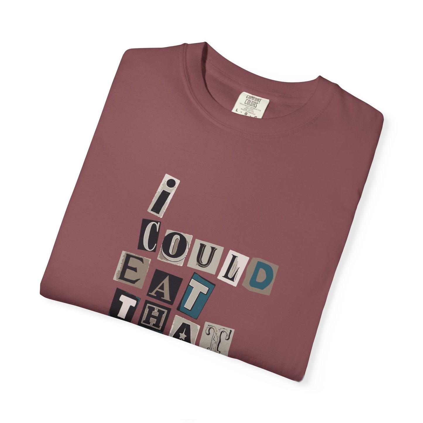 Mixed Message Collage Unisex Dyed T-shirt