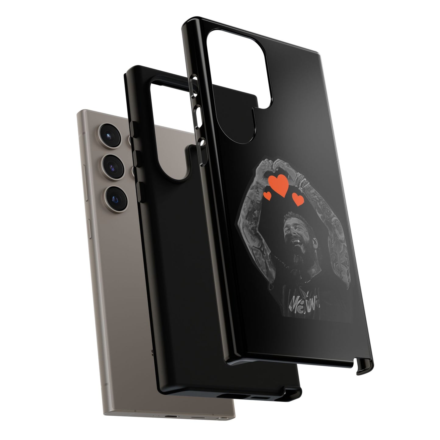 Tough Samsung Case (S20–S25) – Post Malone Heartfelt Wishes