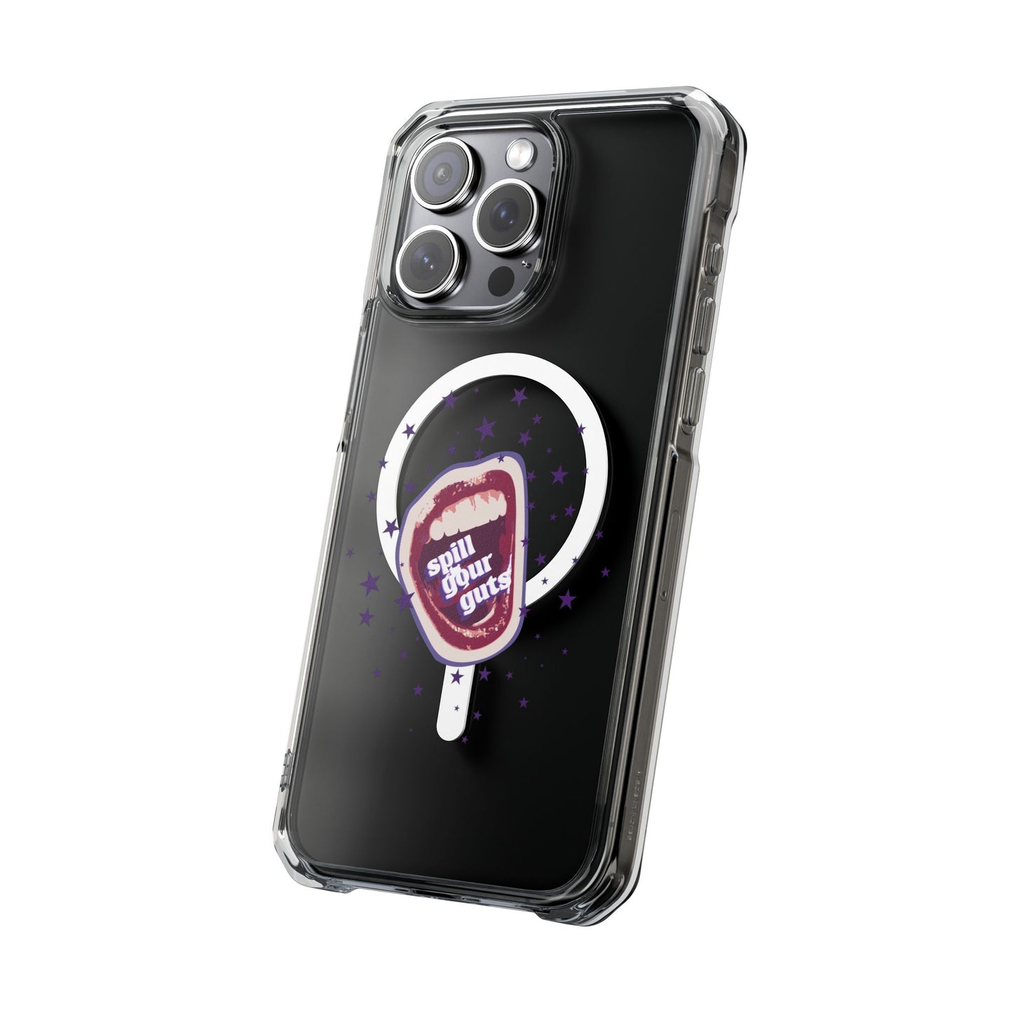 Spill Your Guts Scream Magnetic Clear Impact Case