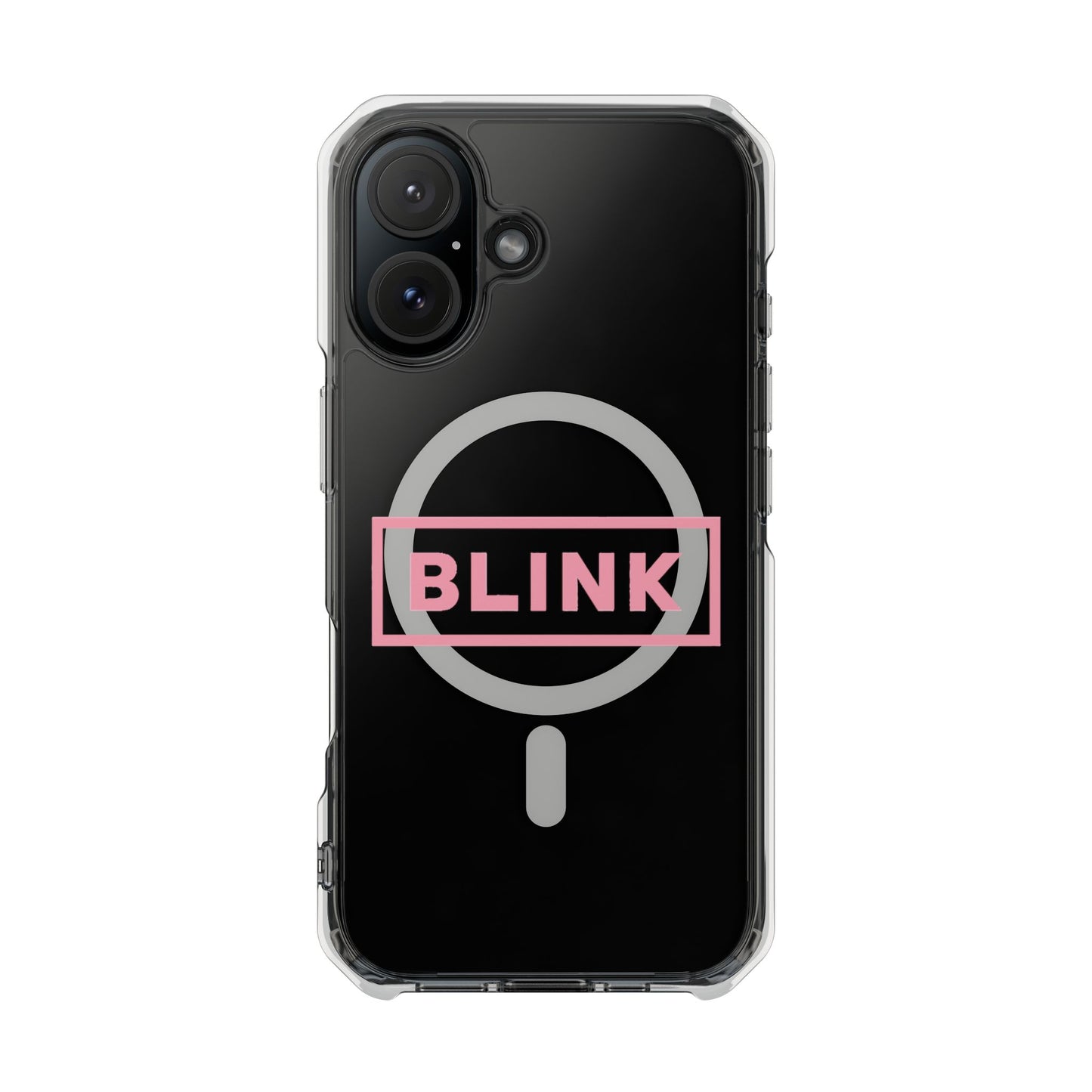 Minimal BLINK Logo - Magnetic Clear Impact Case
