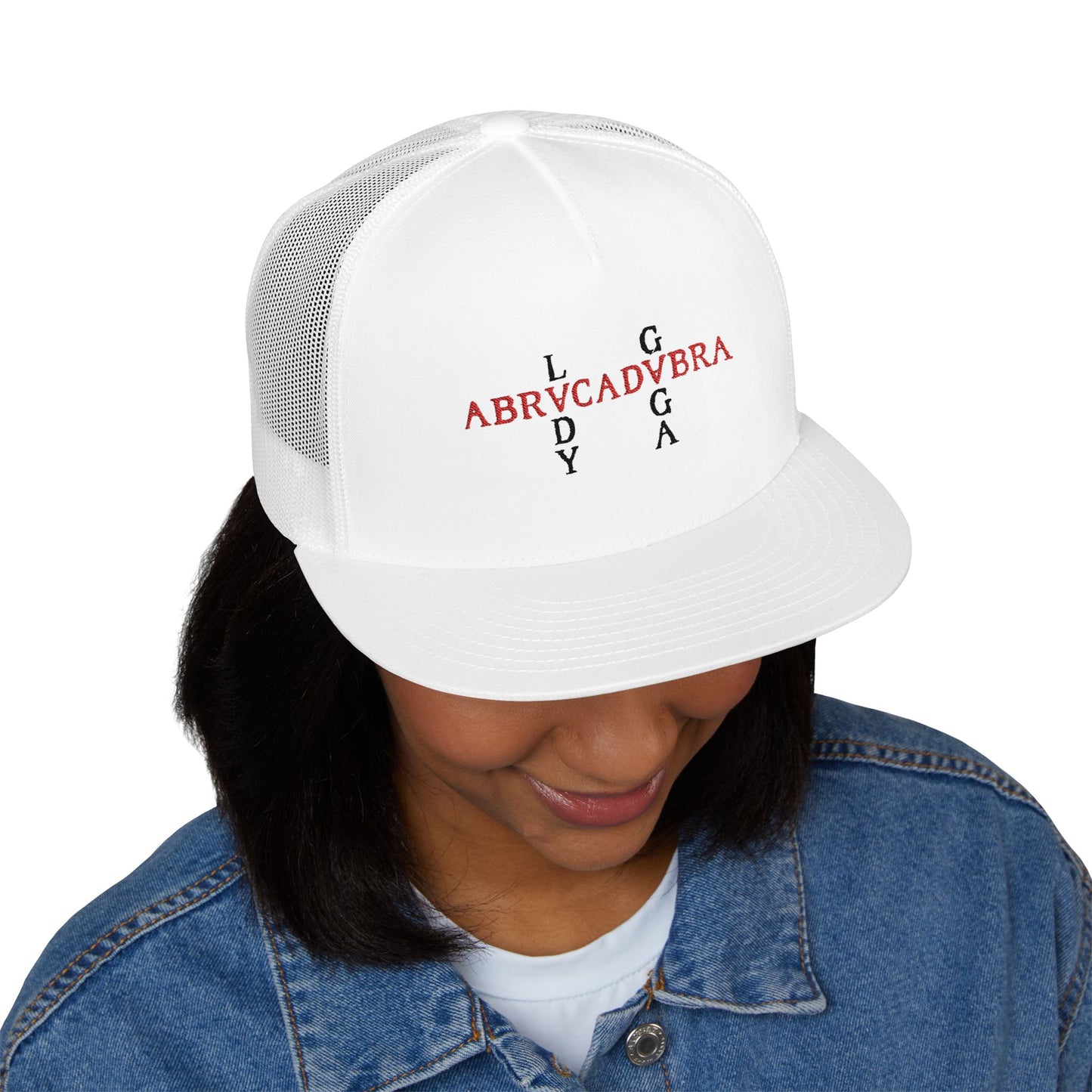 ABRVCADVRA Gothic Snapback trucker Cap