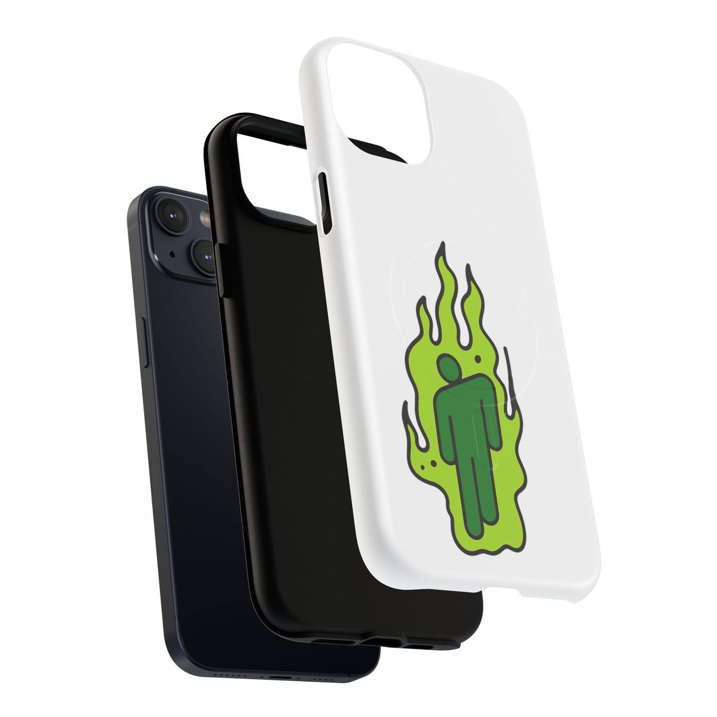 Green Flame Icon Tough Magnetic Case