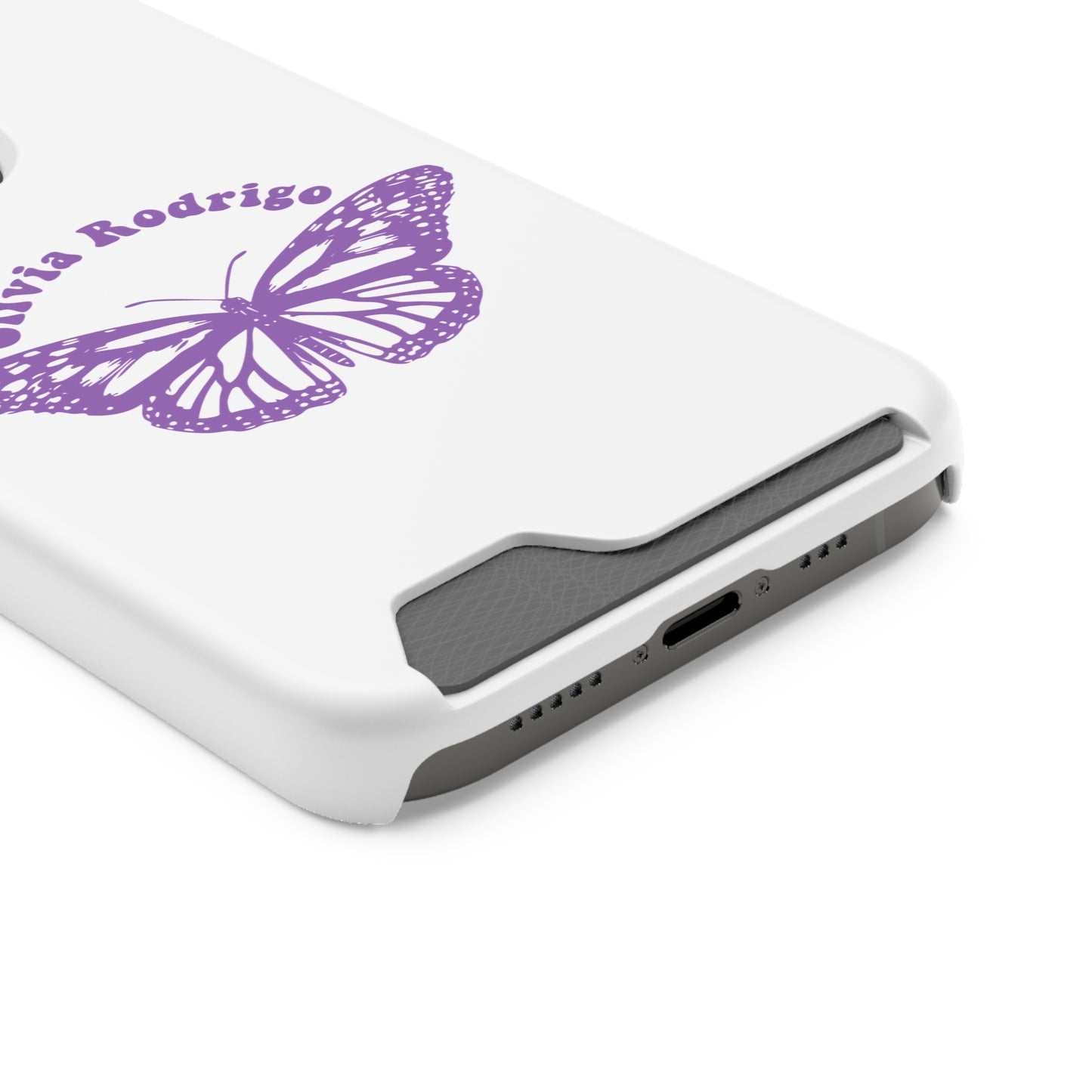 Phone Case + Card Holder For Iphone 13 – Olivia Rodrigo With Butterfly | Edition