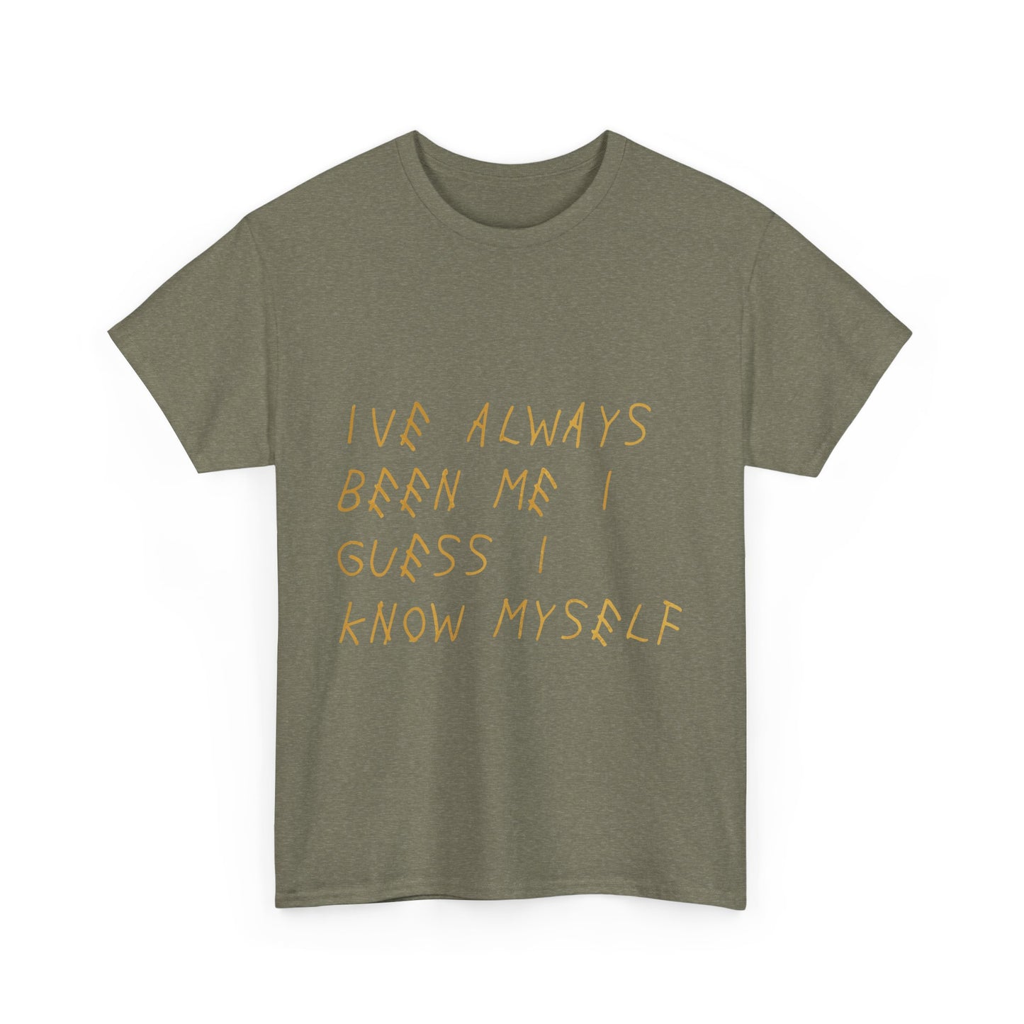 Know Myself Lyric Script Heavy Cotton Tee