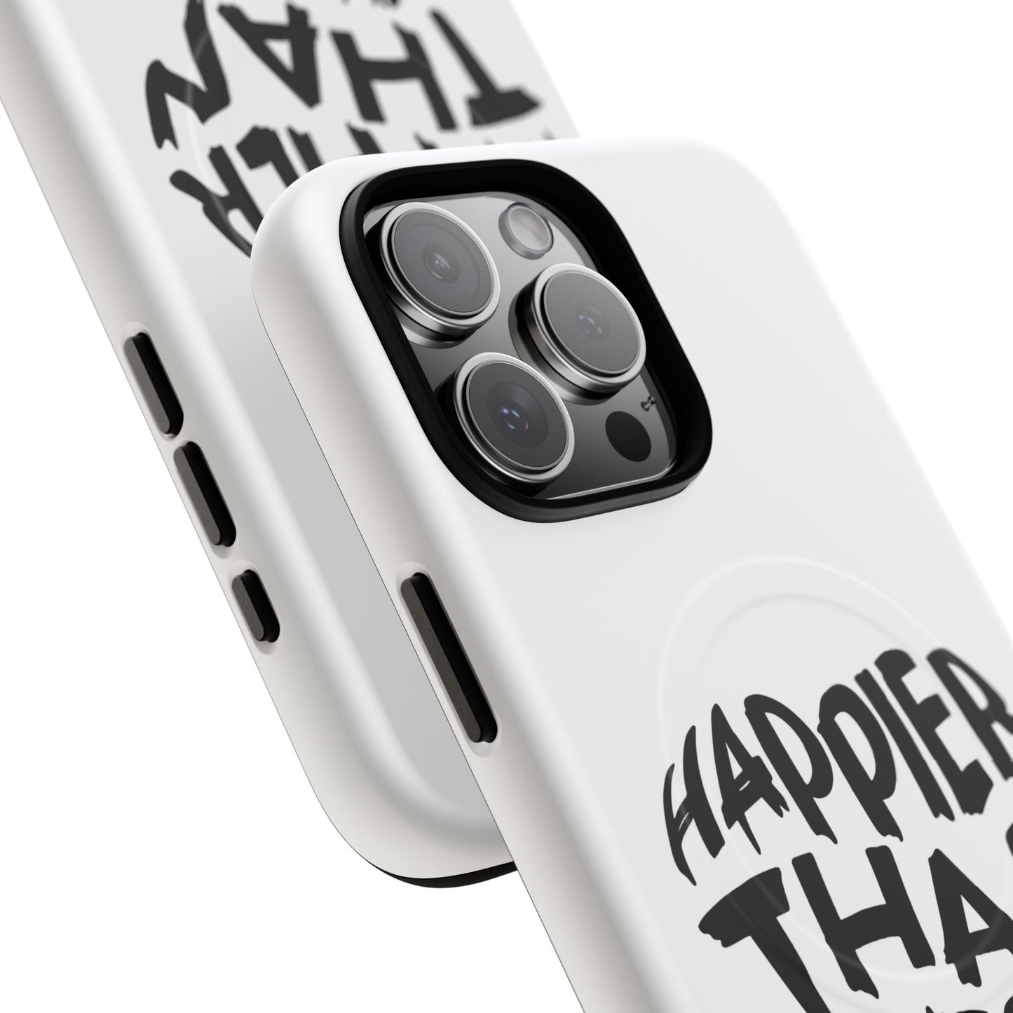 Happier Heart Lettering Tough Magnetic Case
