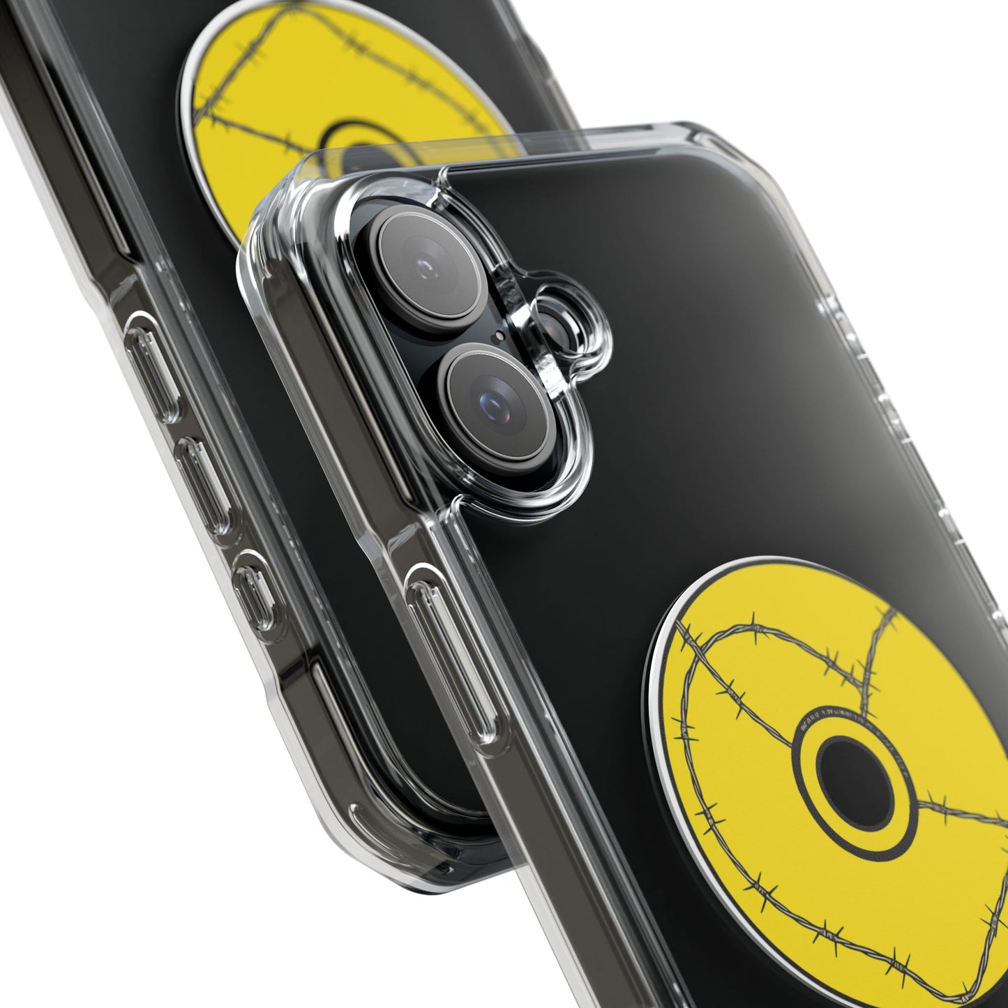 Minimalist Black Disc Outline Magnetic Impact Case