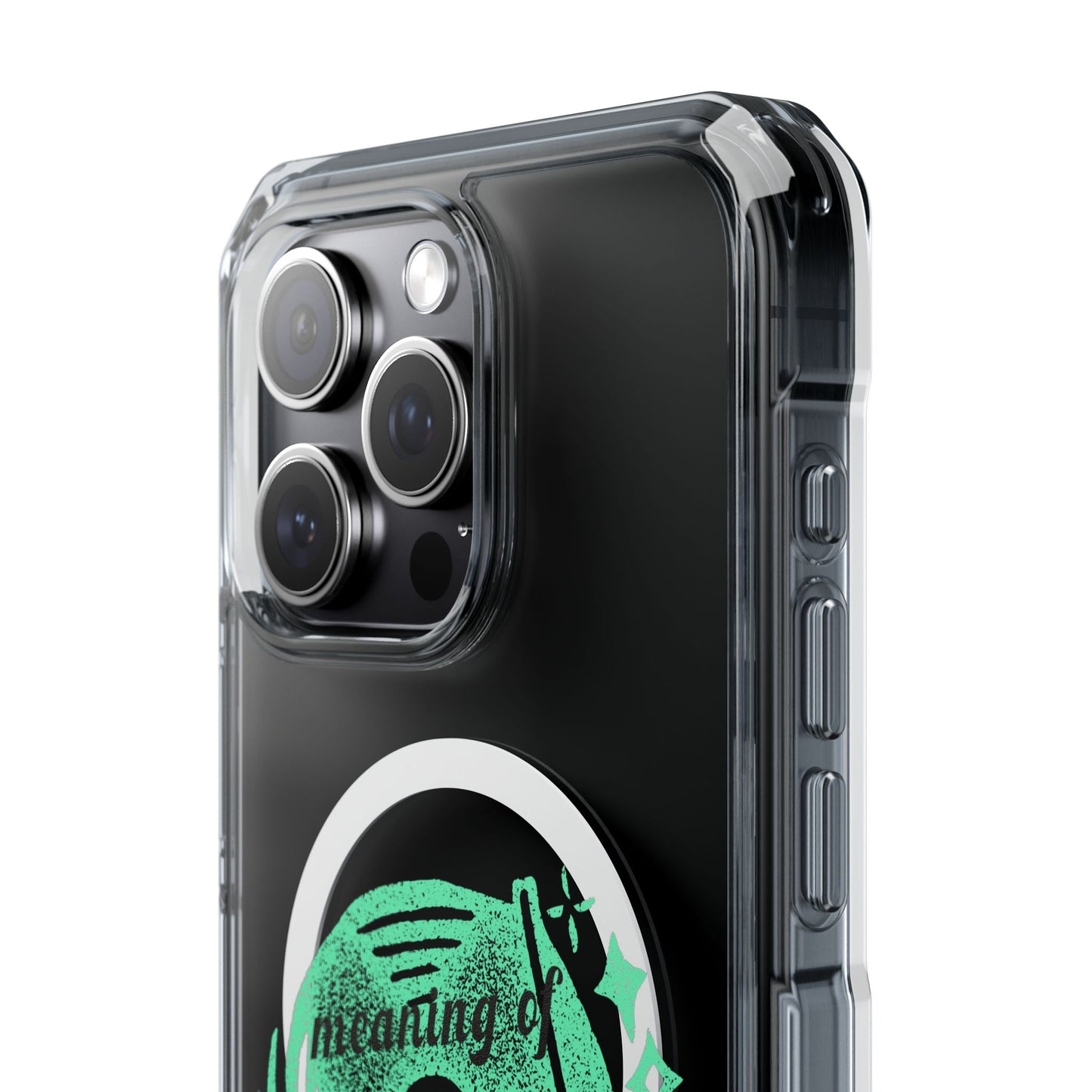 Vinyl Dreams Speak Magnetic clear Impact Case