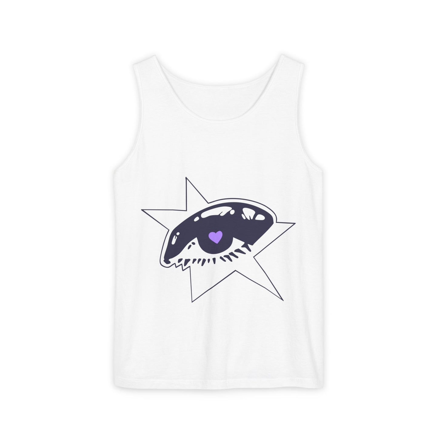 Purple Starry Eye-Dyed Tank Top