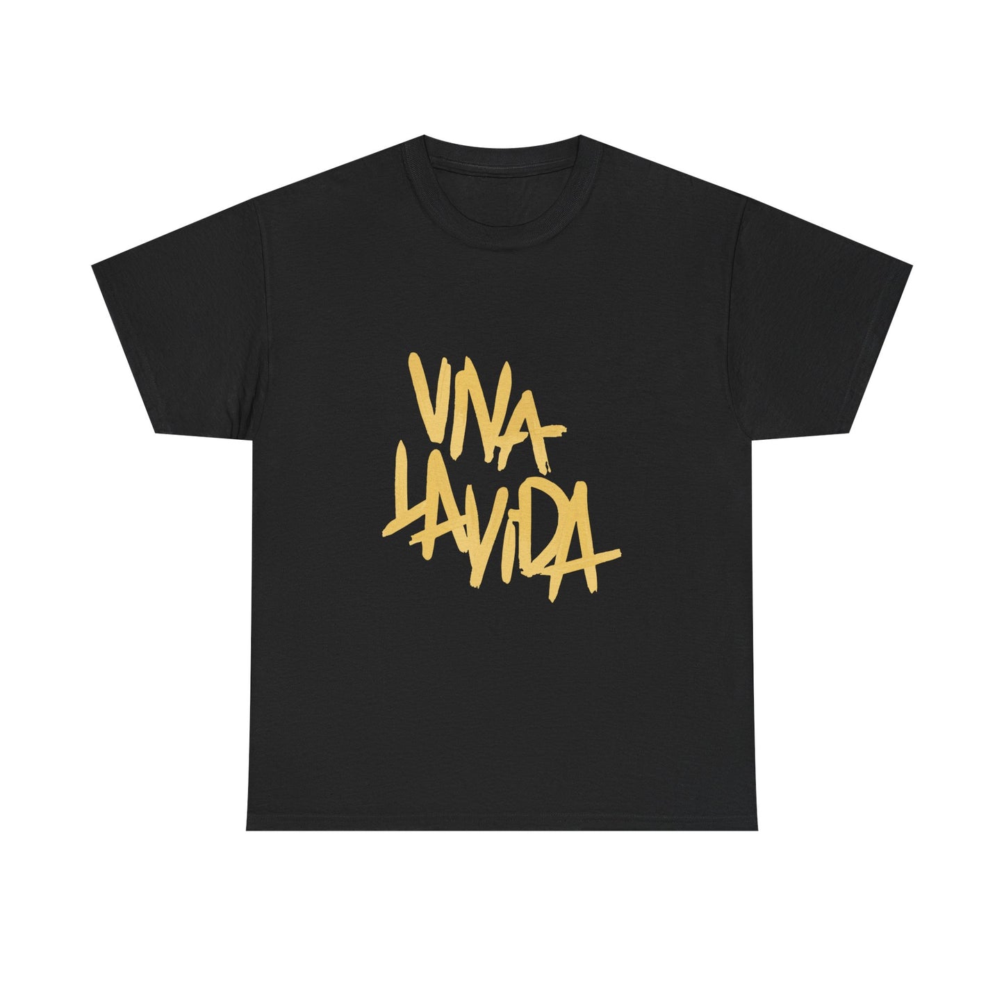 Golden Brush Script Unisex Cotton Tee