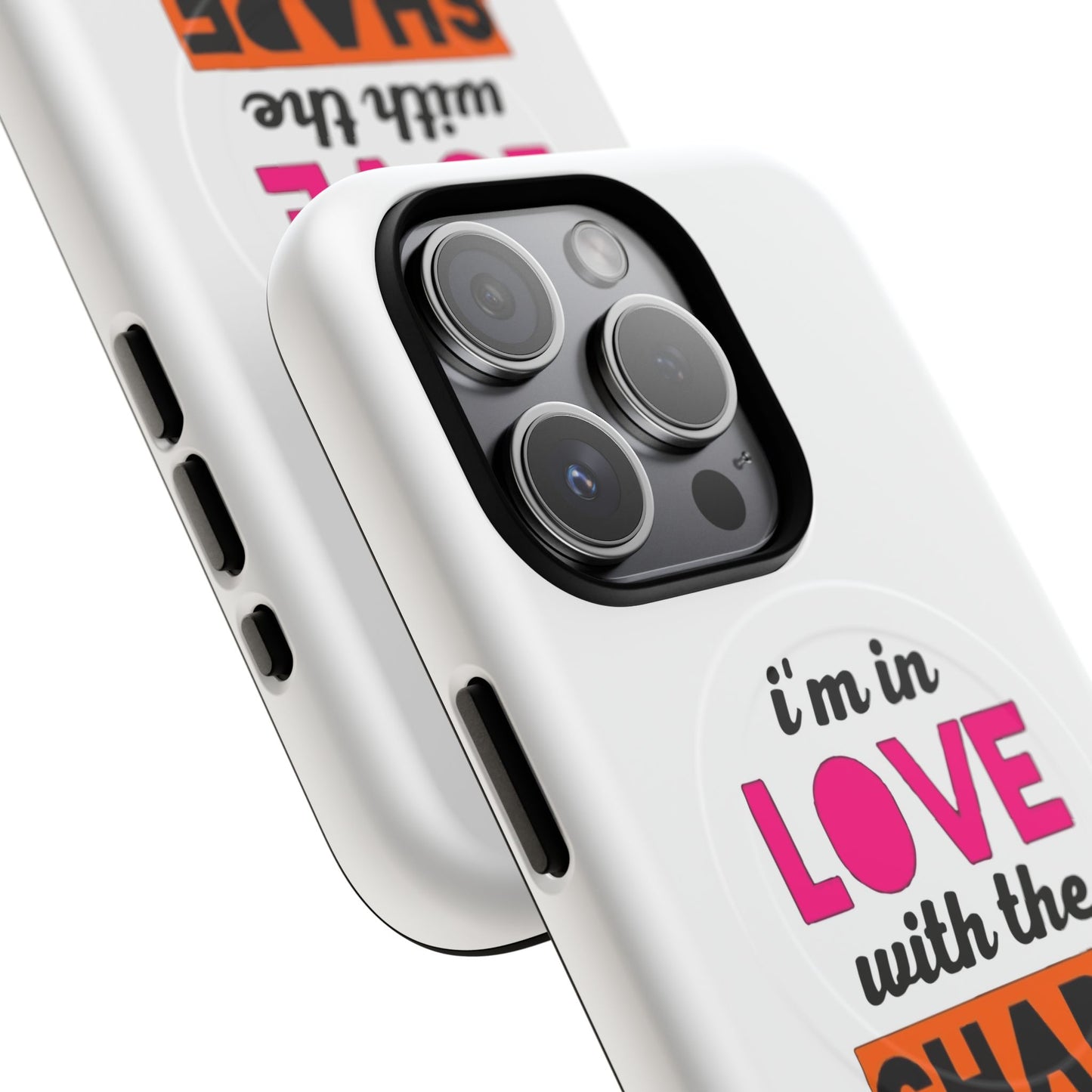Orange Divide Symbol Tough Magnetic case