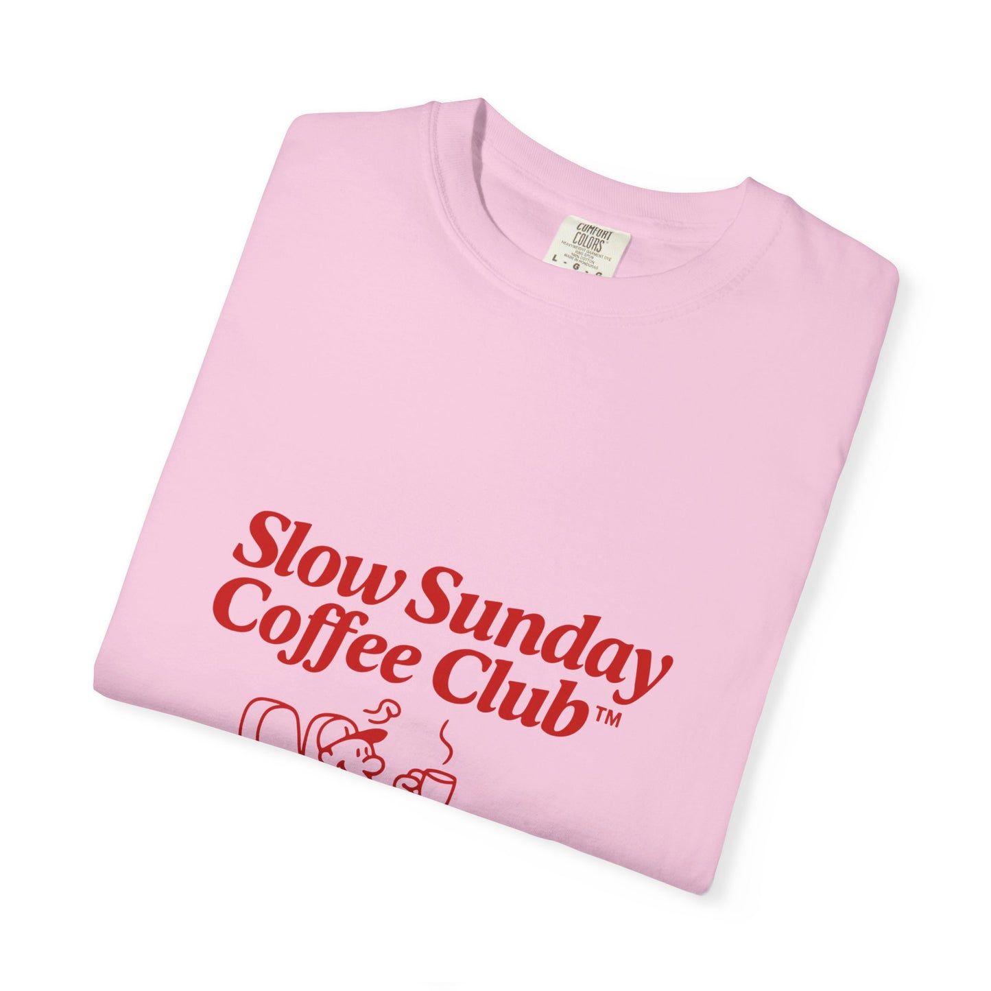 Unisex Garment-Dyed T-shirt – Snazzy Coffe Club Edition