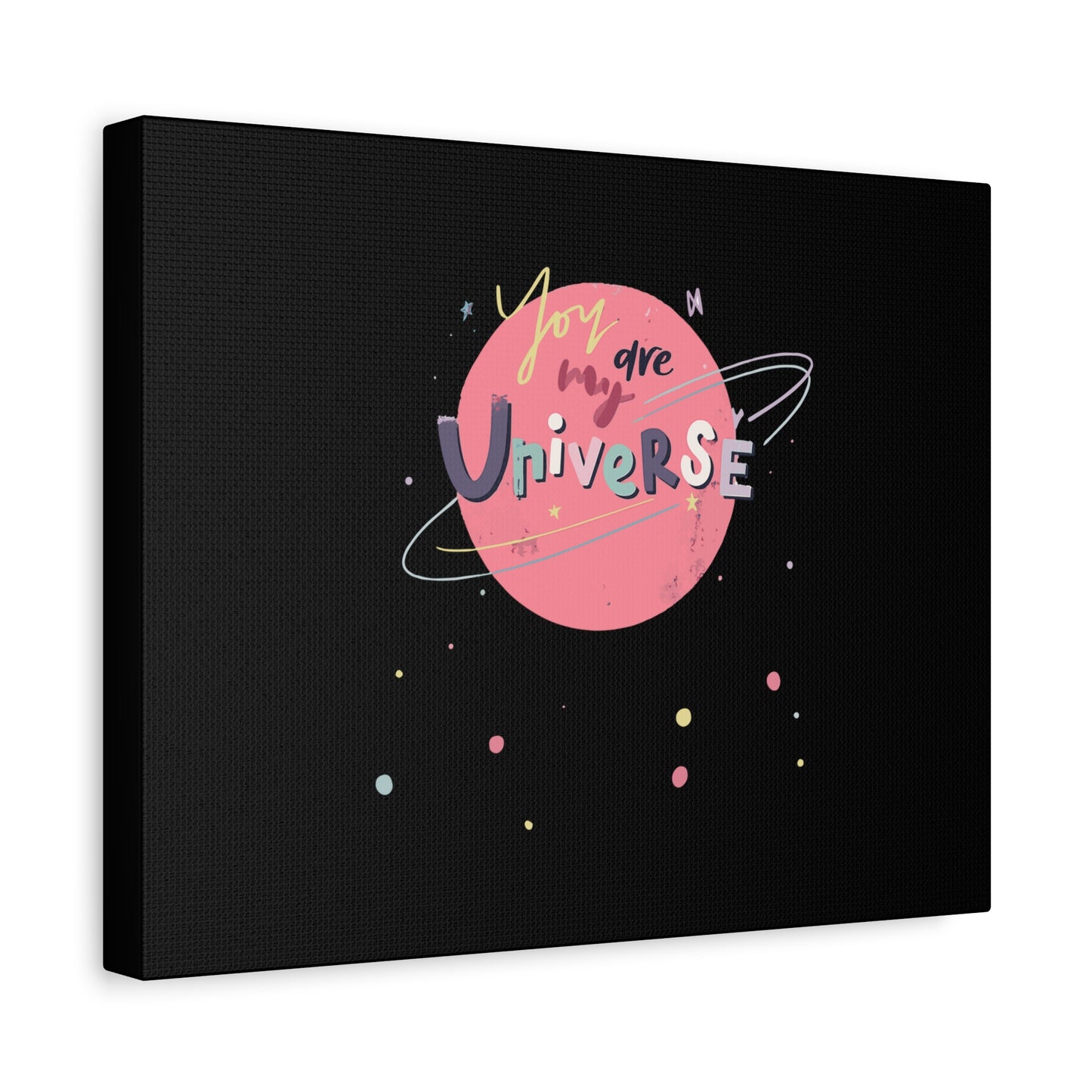 Pastel Planet & Universe Canvas