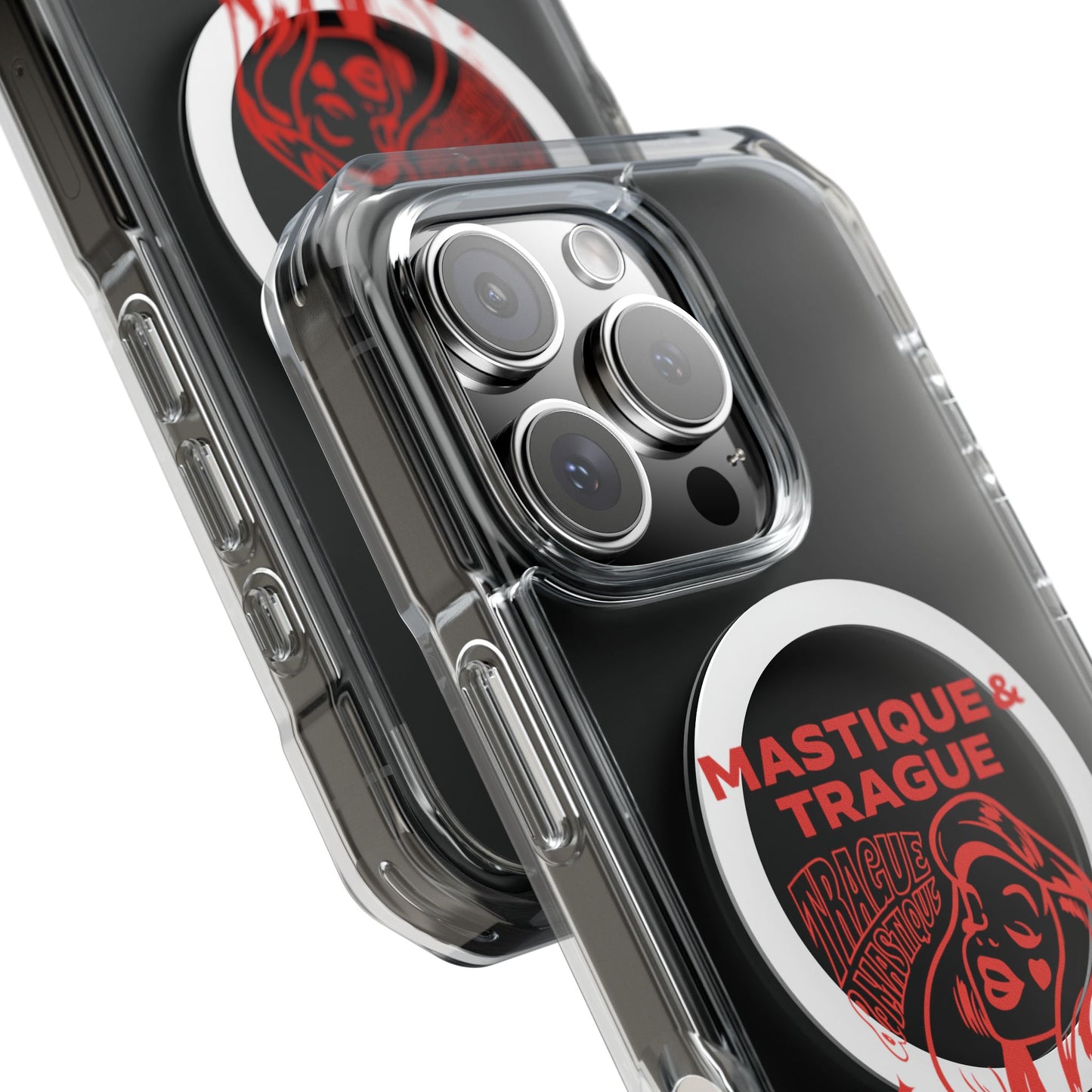 Fierce Femme in Red Clear Impact case
