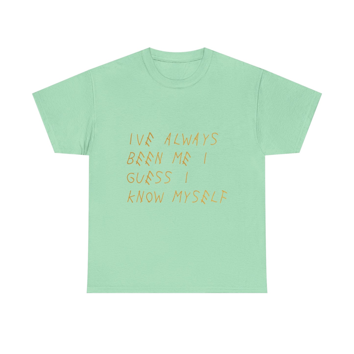 Know Myself Lyric Script Heavy Cotton Tee