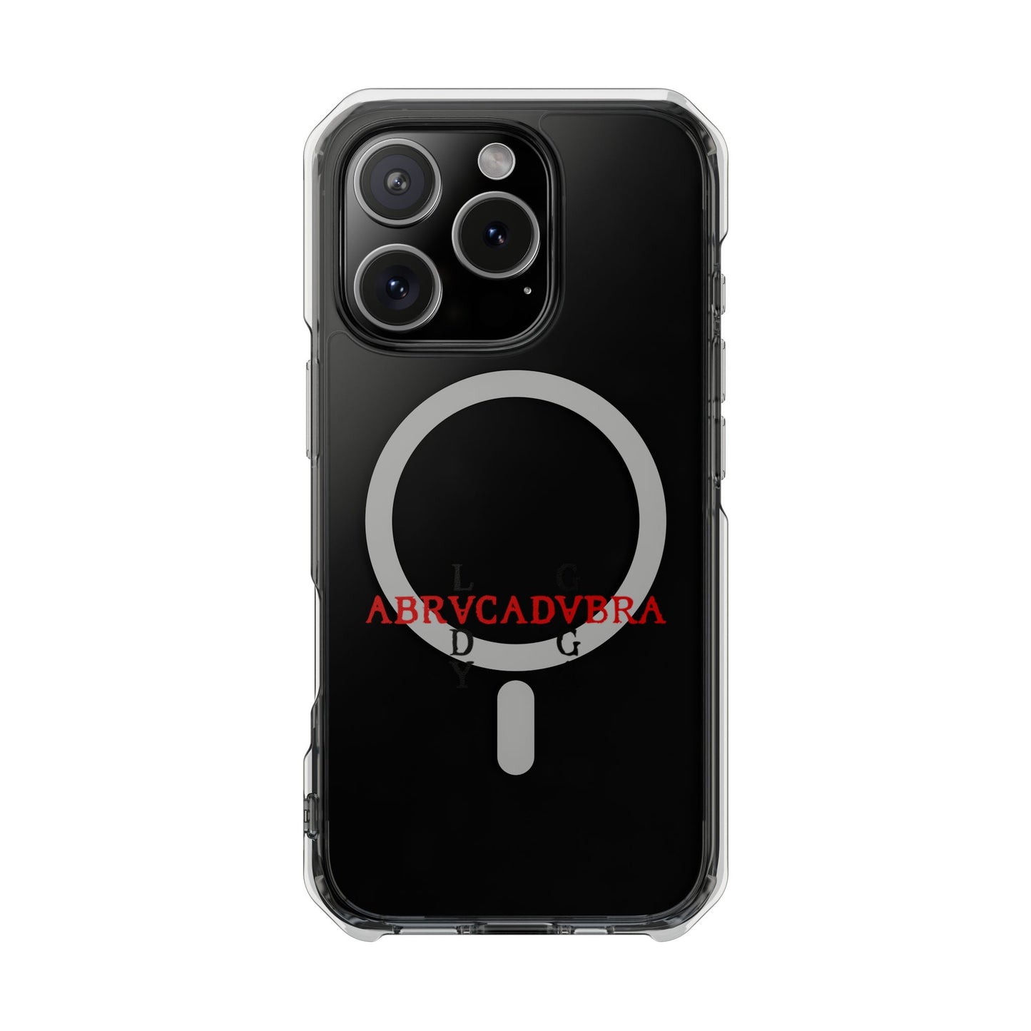 ABRVCADVRA Gothic Spell Magnetic clear case