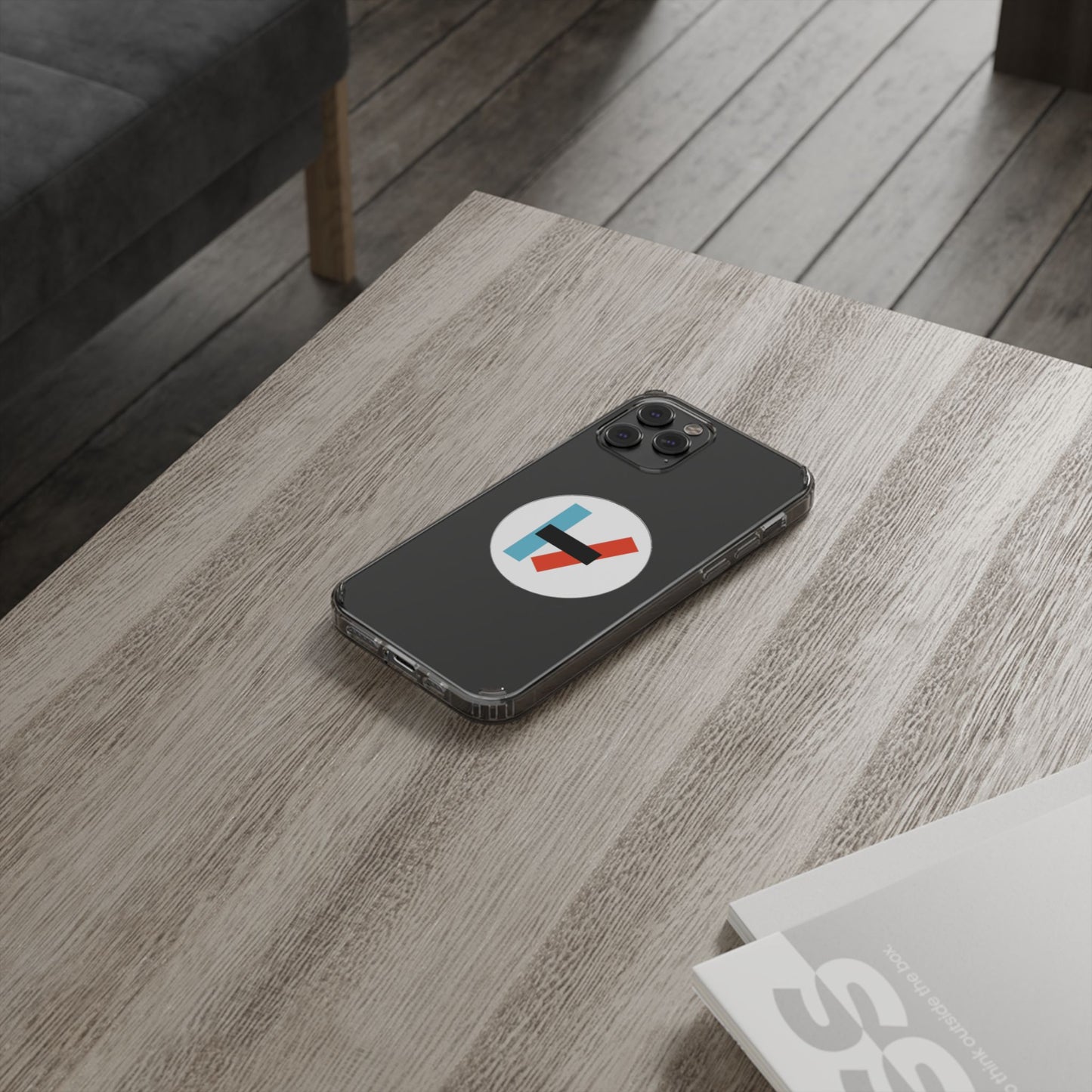 Circle Flame Clear Case