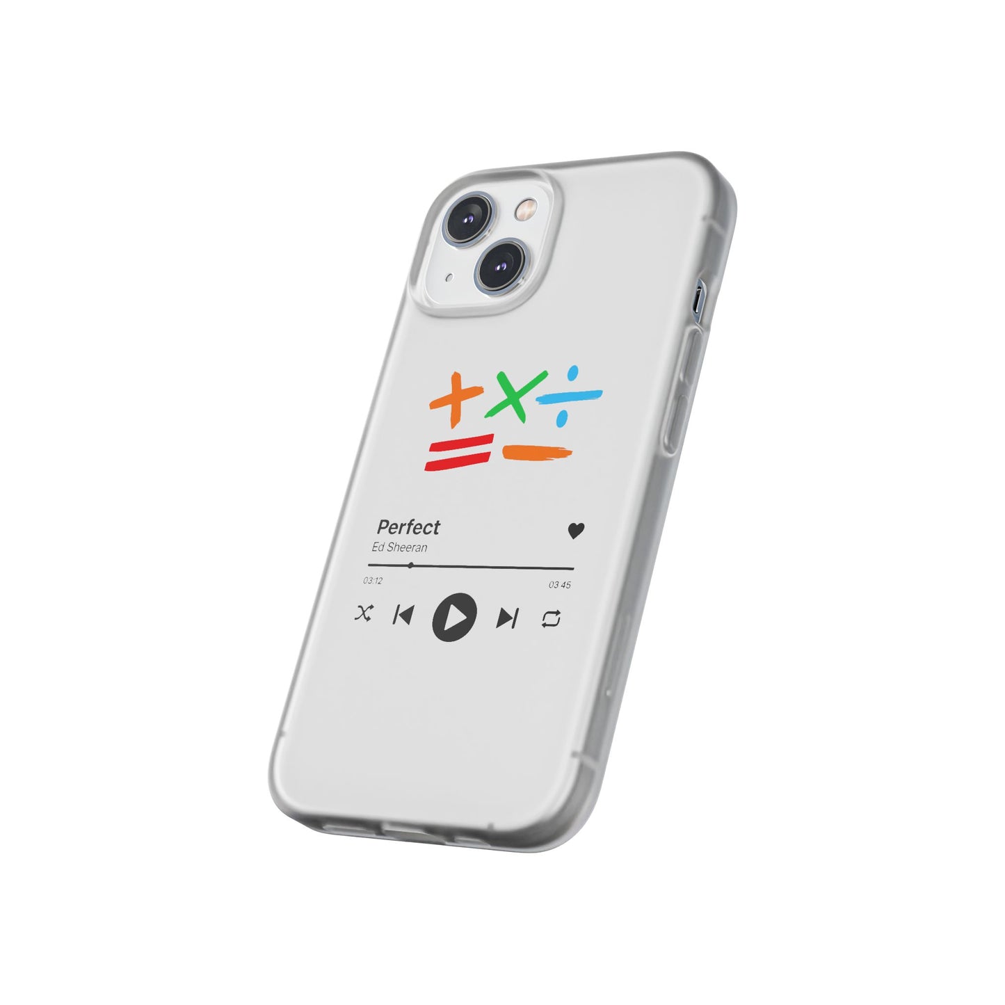 Flexi Case – Ed Sheeran Music Design (iPhone X–16 Pro Max)