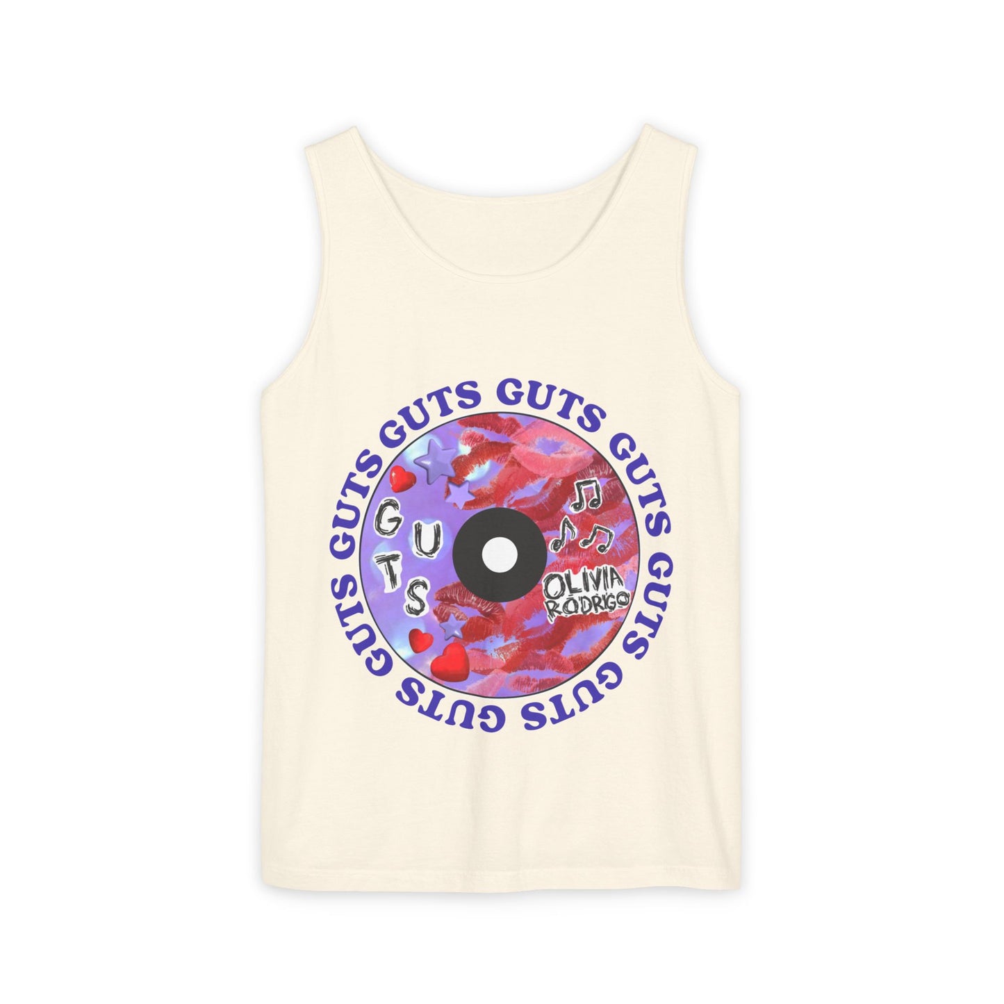 Guts Album Art CD-Dyed Tank Top