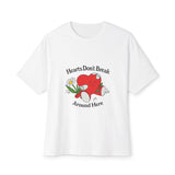 Abstract Guitar Sketch Oversized Boxy Tee