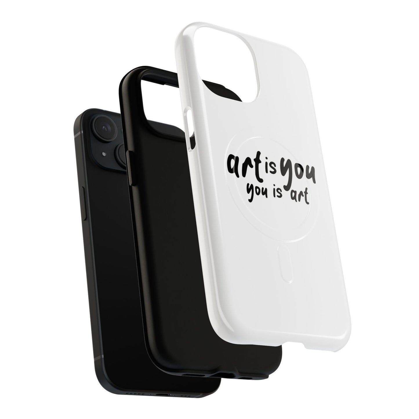 Red Scribble Heart Tough Magnetic Case