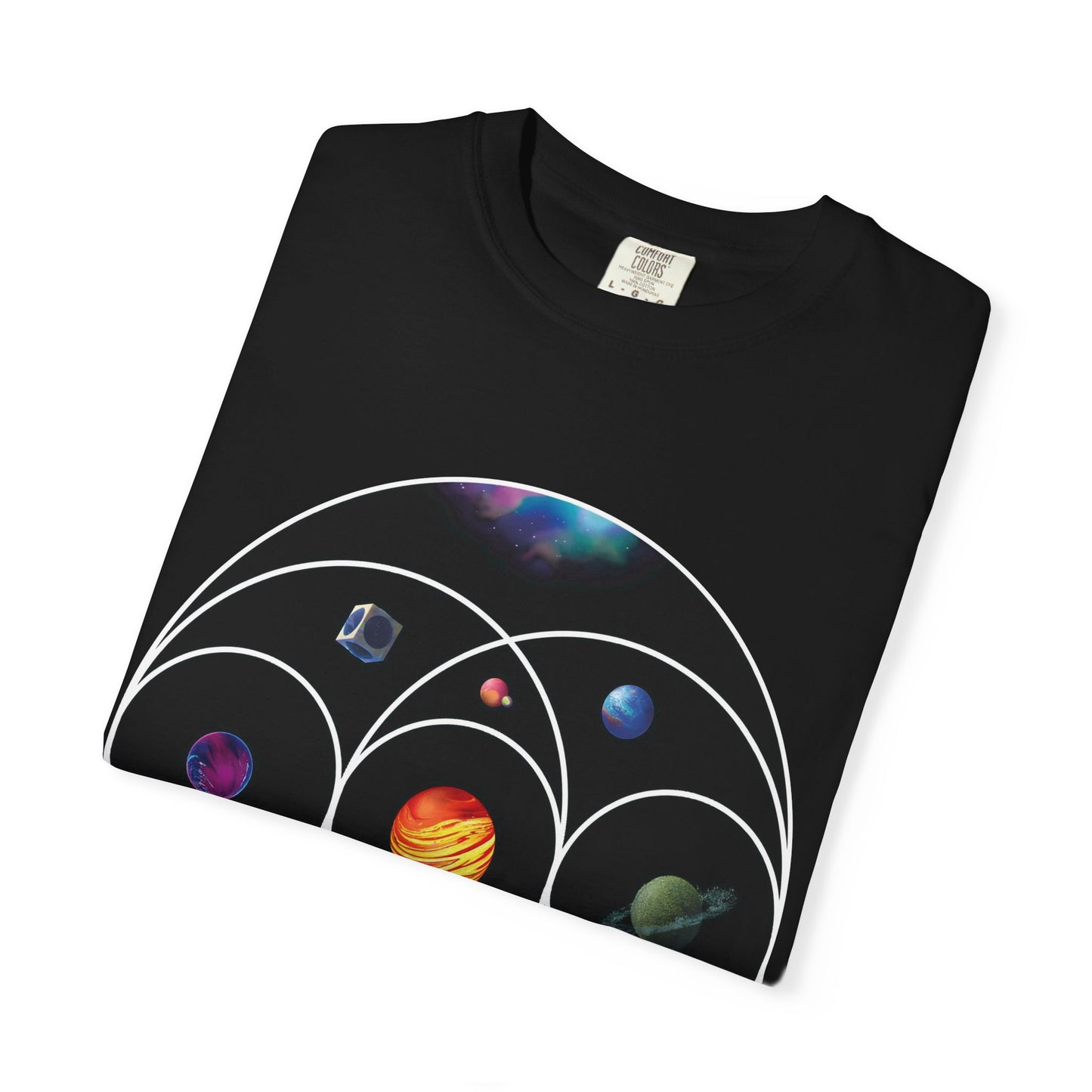 Unisex Garment-Dyed T-Shirt Inspired by Coldplay’s Illustration Concept
