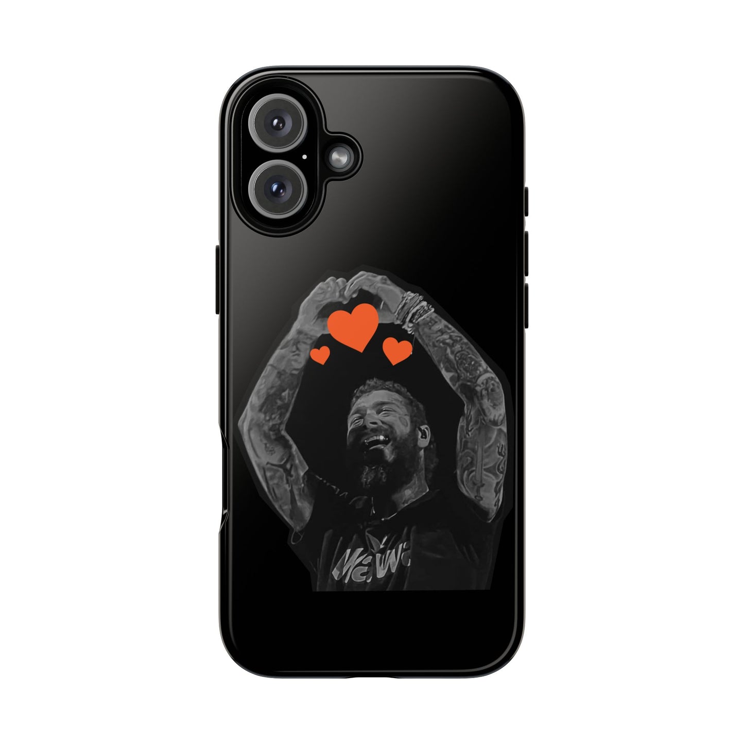 Tough iPhone Case (12–16 Pro Max) – Post Malone Heartfelt Wishes