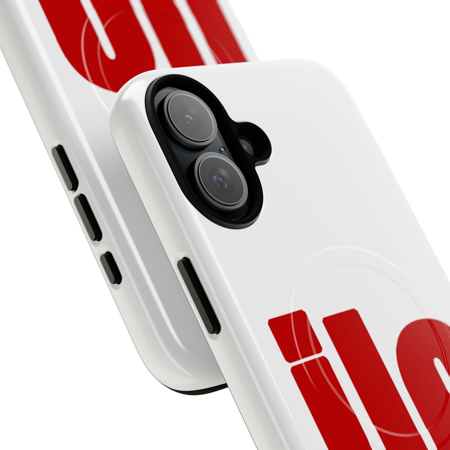 ILO Bold Red Block Tough Magnetic Case