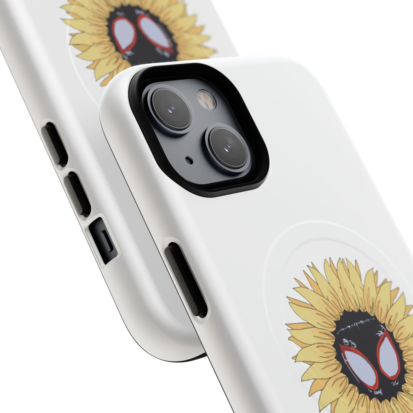 Sunflower Mask Illustration Tough Magnetic Case