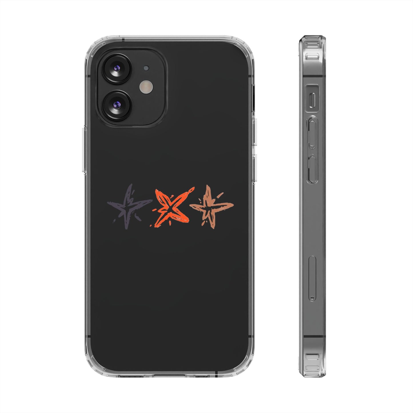 Starlit Threads Clear Cases