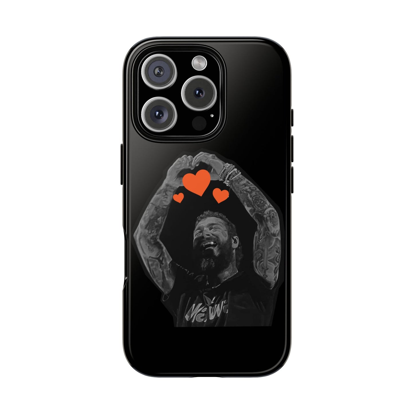 Tough iPhone Case (12–16 Pro Max) – Post Malone Heartfelt Wishes