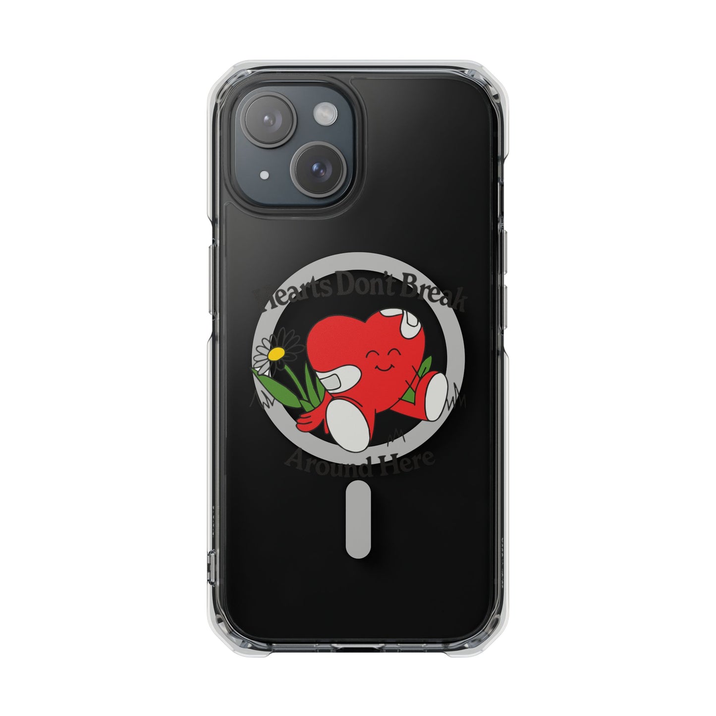 Abstract Guitar Sketch Magnetic Clear Impact Case