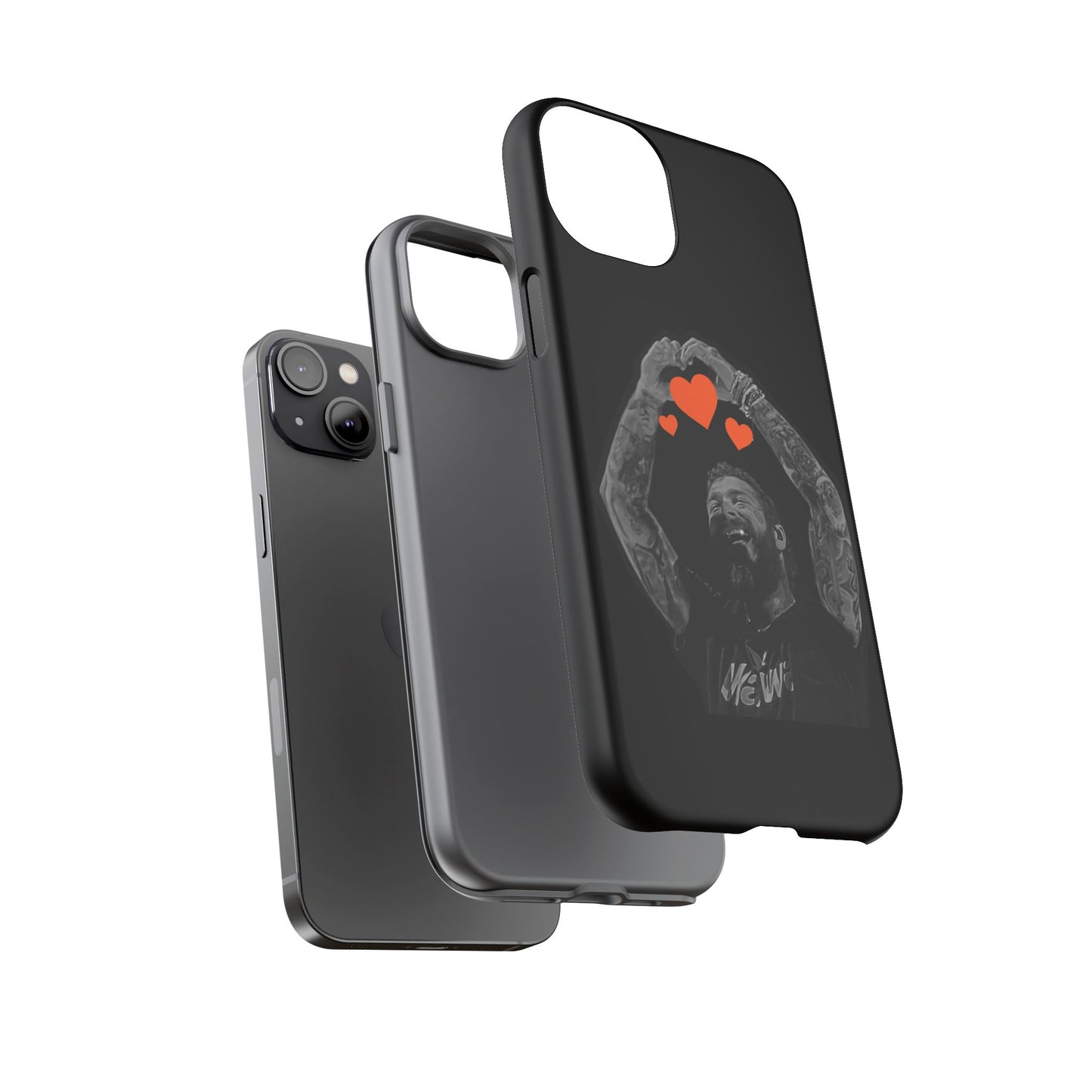 Tough iPhone Case (12–16 Pro Max) – Post Malone Heartfelt Wishes