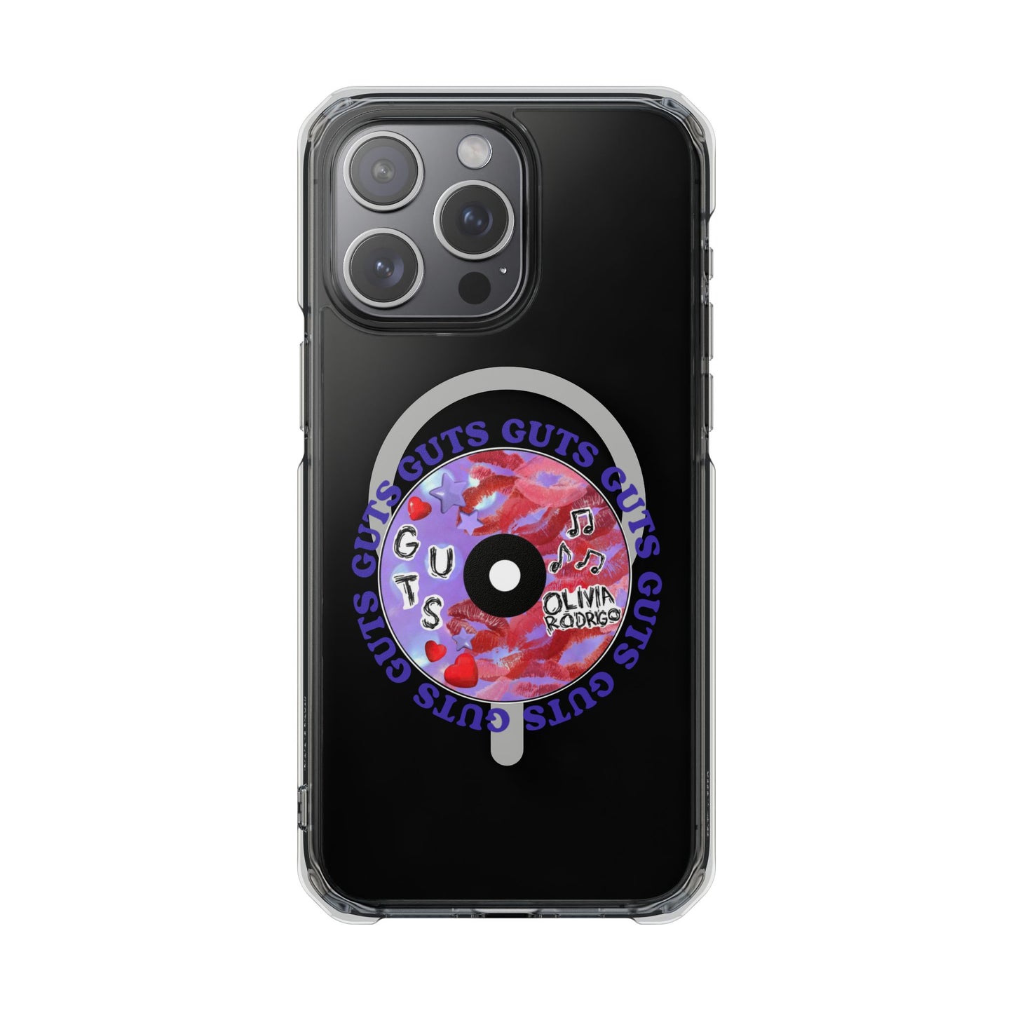 Guts Album Art CD Magnetic Clear Impact Case