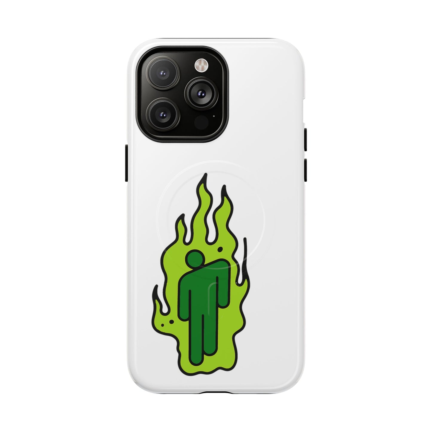 Green Flame Icon Tough Magnetic Case
