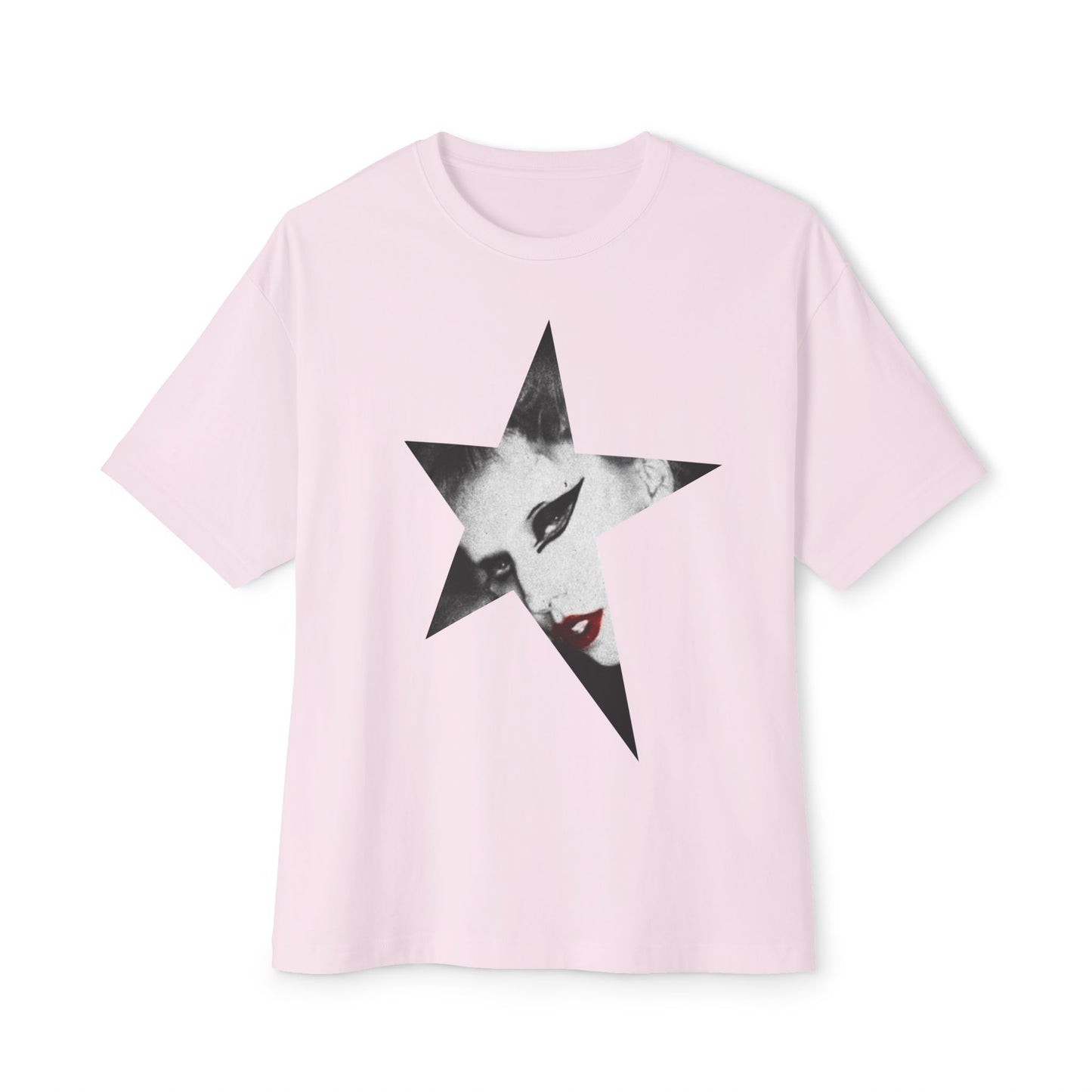 Born This Way Star Face-Unisex Oversized Tee