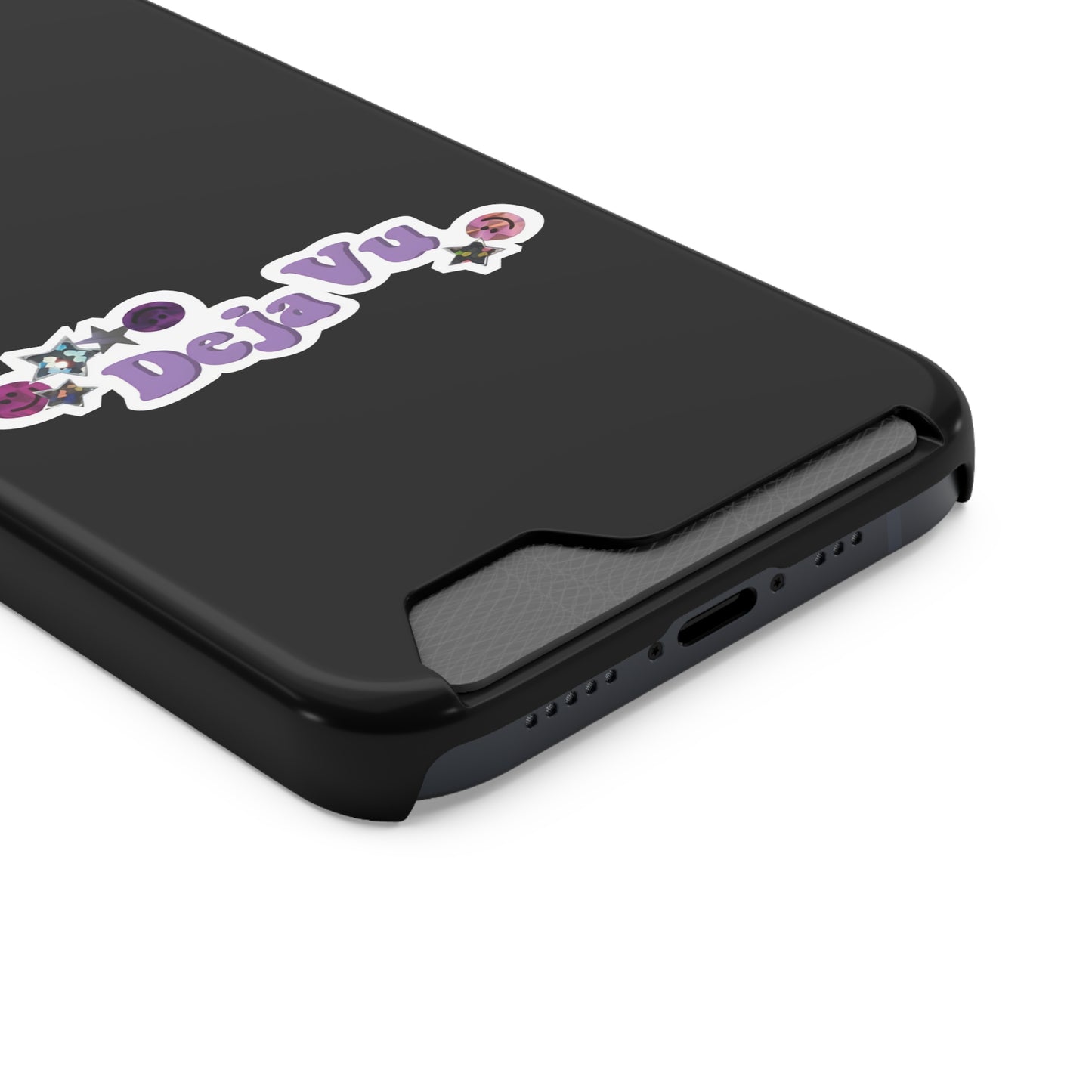 Phone Case + Card Holder For Iphone 13 – Olivia Rodrigo Deja Vu | Black Edition