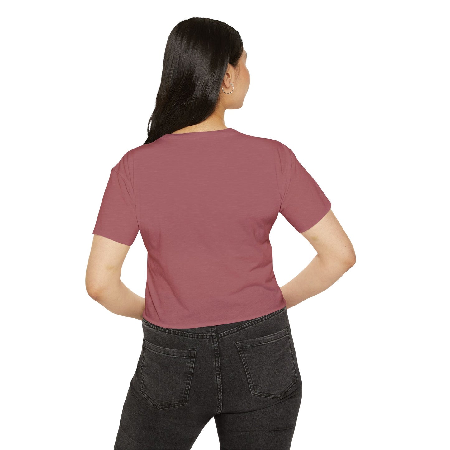 Midnight Vinyl Vibes Women's Festival Crop Top
