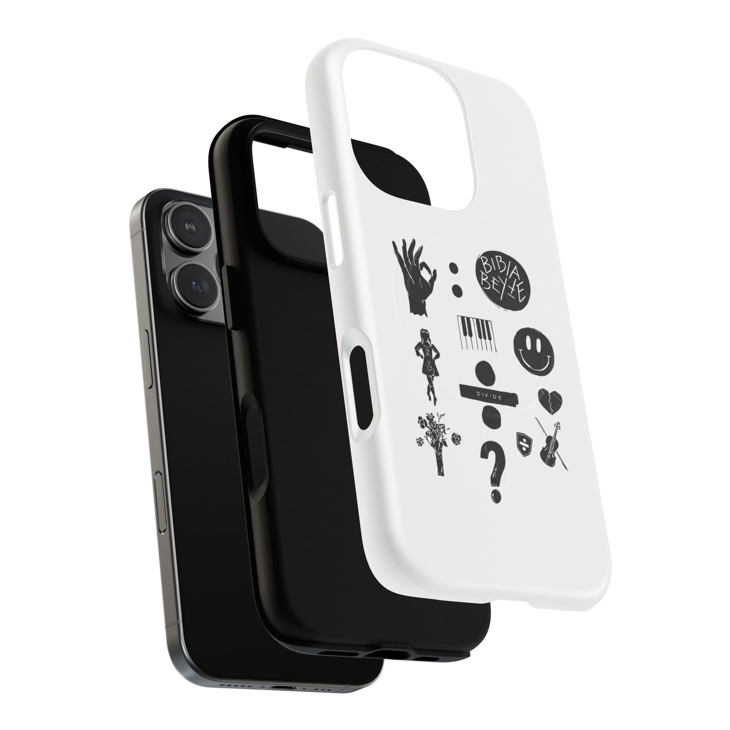 Ocean Wave with Heart Outline Tough Magnetic case