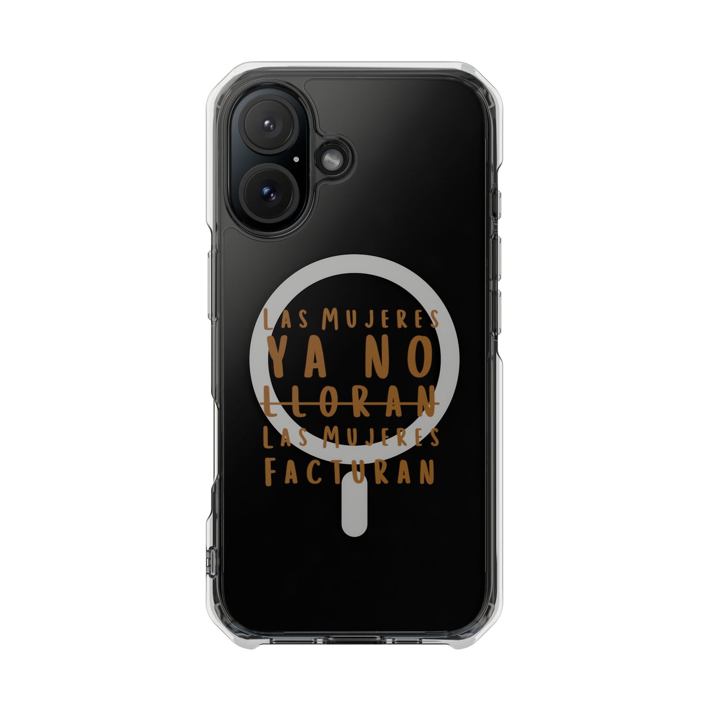 Hustle Over Tears Clear Impact case