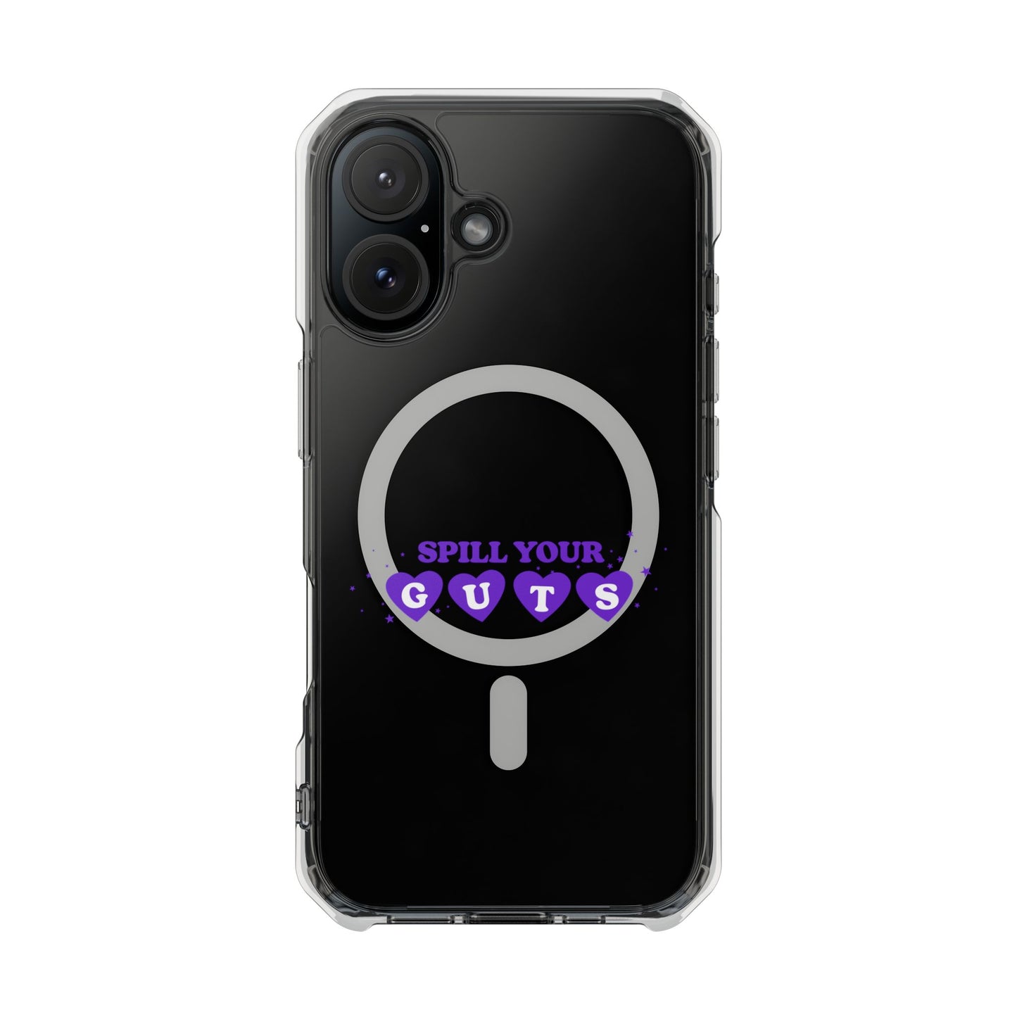 Spill Your Guts Heart Magnetic Clear Impact Case