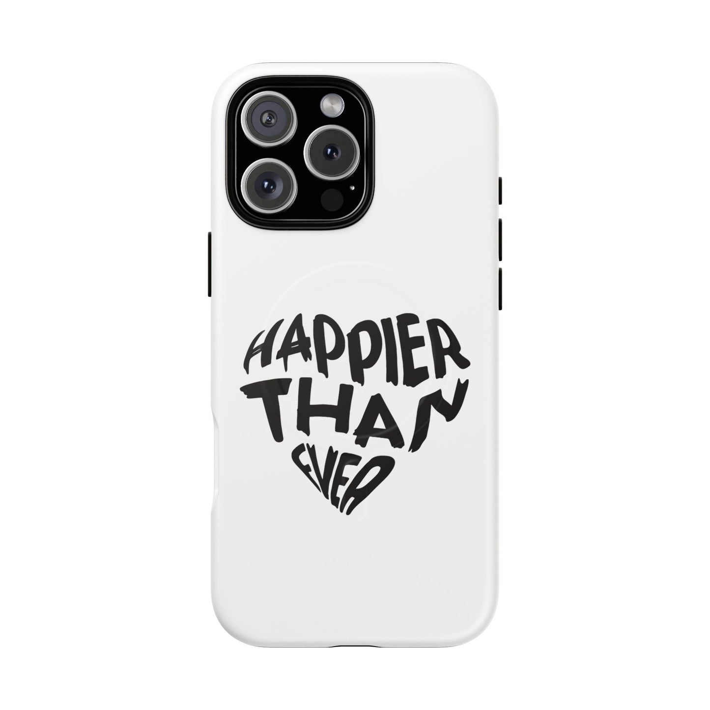 Happier Heart Lettering Tough Magnetic Case